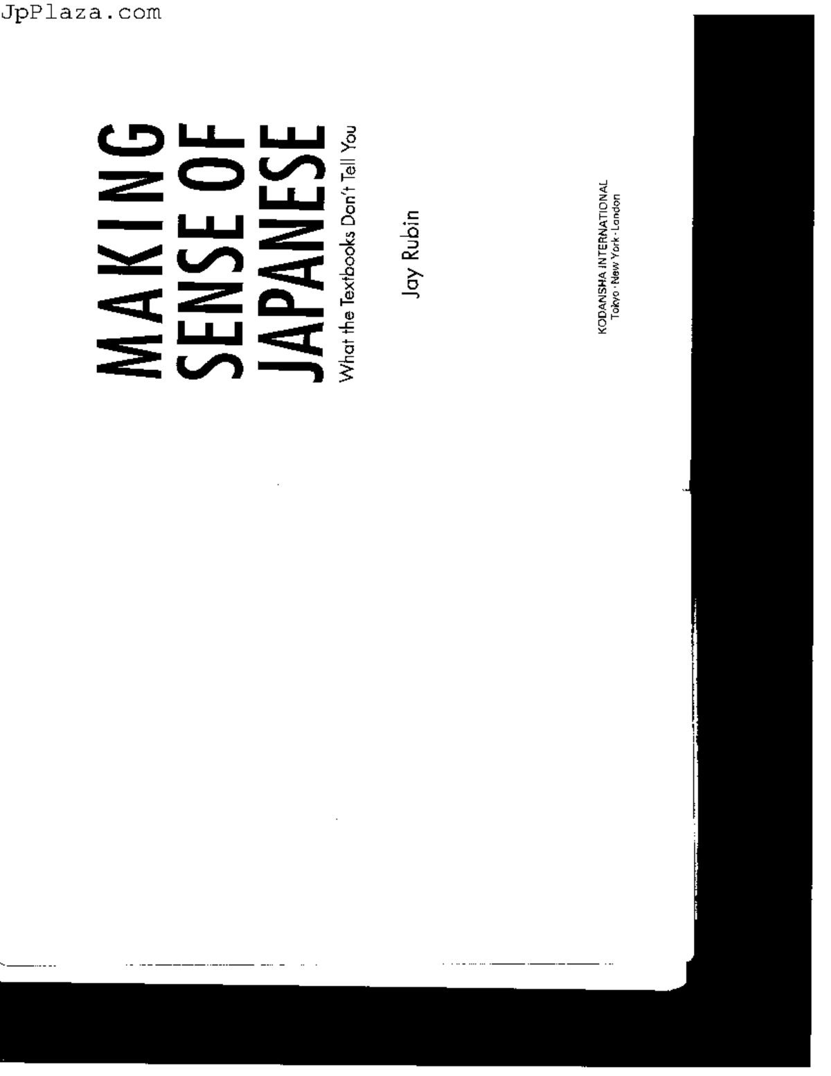 Making Sense Japanese(taka upload) - ARTS1630 - Studocu