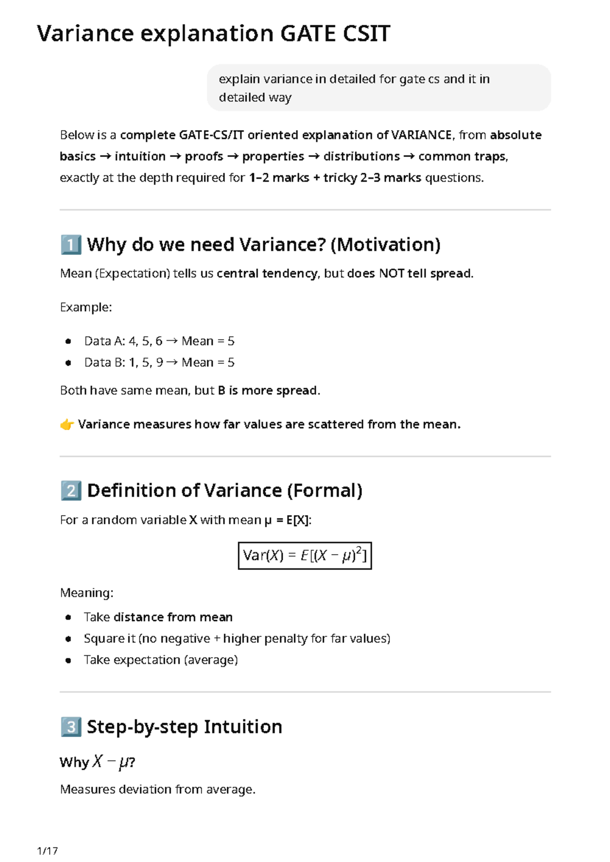 Variance and Covariance Explained for GATE CSIT: In-Depth Analysis ...