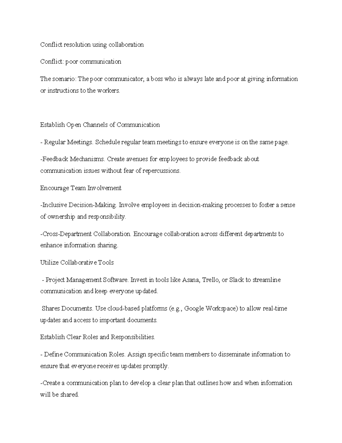 Conflict Resolution Strategies: Enhancing Communication & Collaboration ...