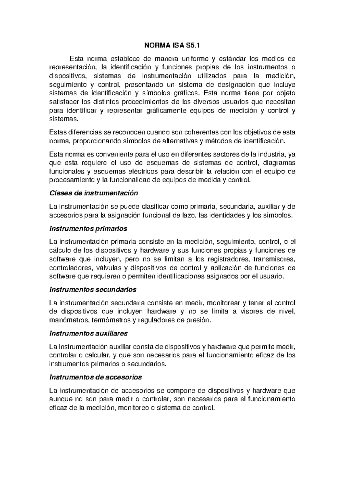 Norma ISA s5.1 y Diagra P&ID - Warning: TT: undefined function: 32 ...
