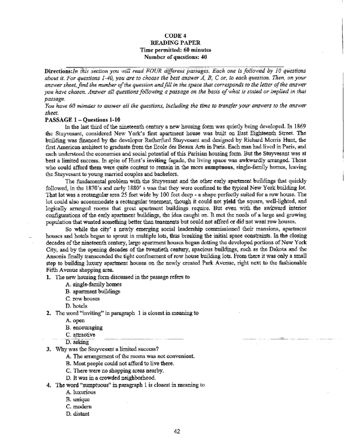 CODE 4 READING PAPER: Analyzing Housing Forms and Natural Phenomena ...