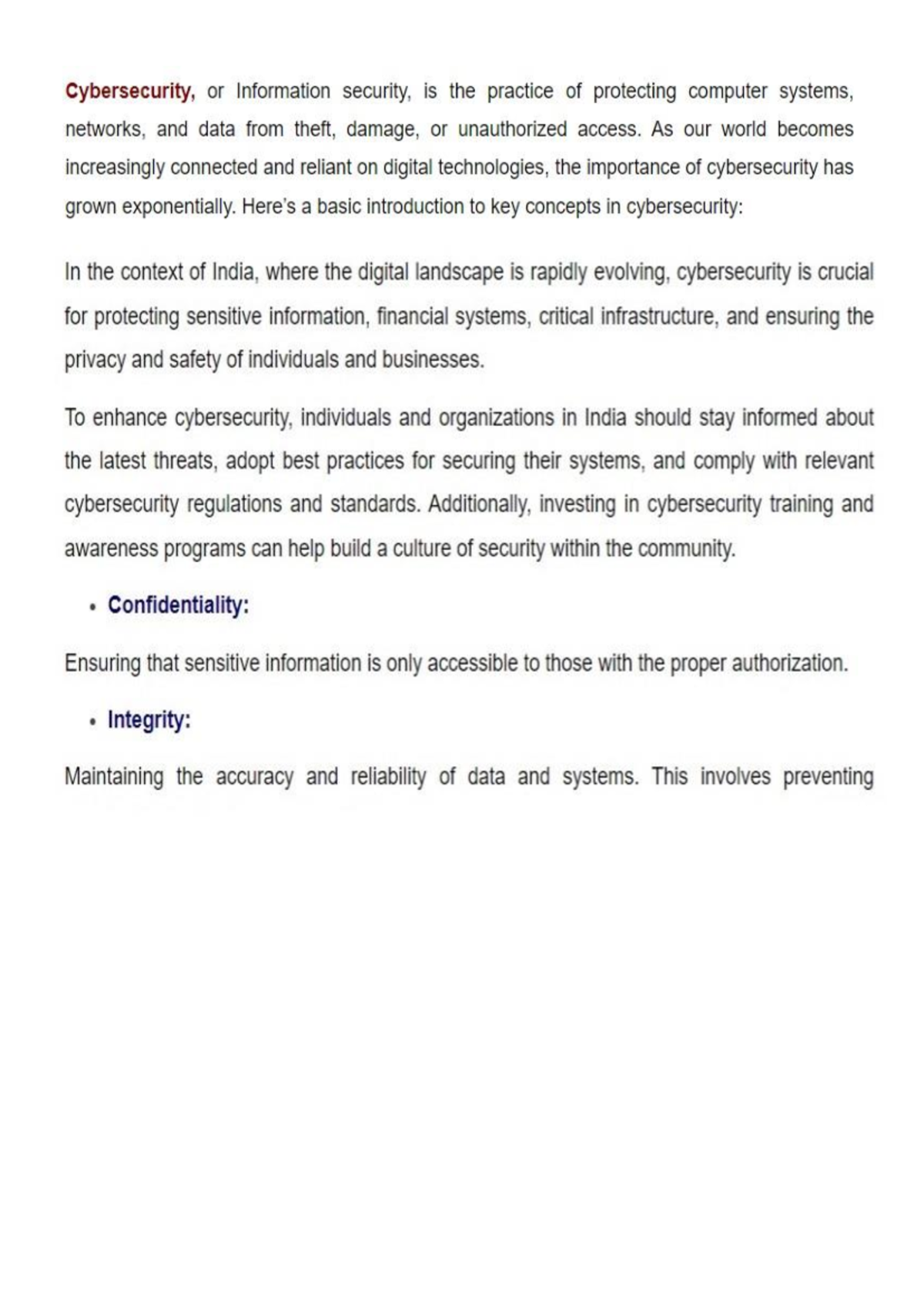 Cyber Security Lecture Notes: Non-Repudiation & Tech Overview - Studocu