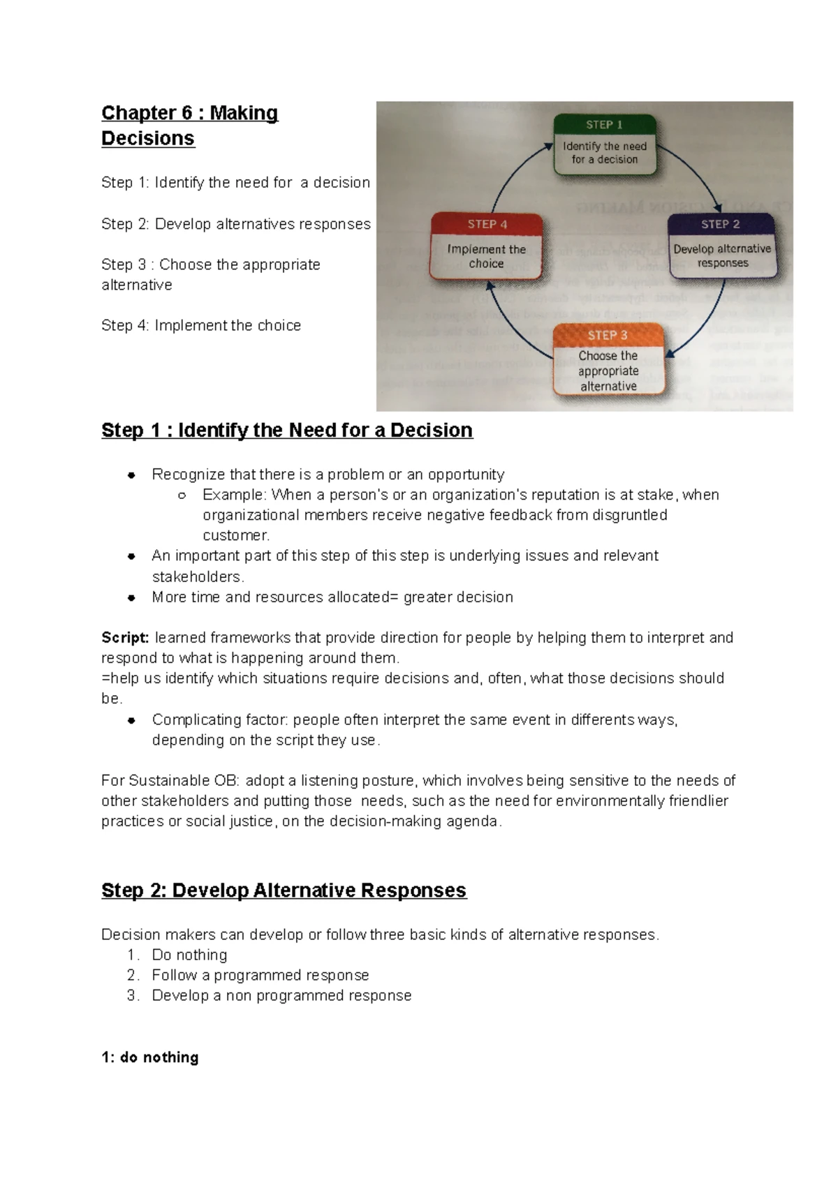 Organizational Behavior (OB) Final Exam Lecture Notes - Studocu