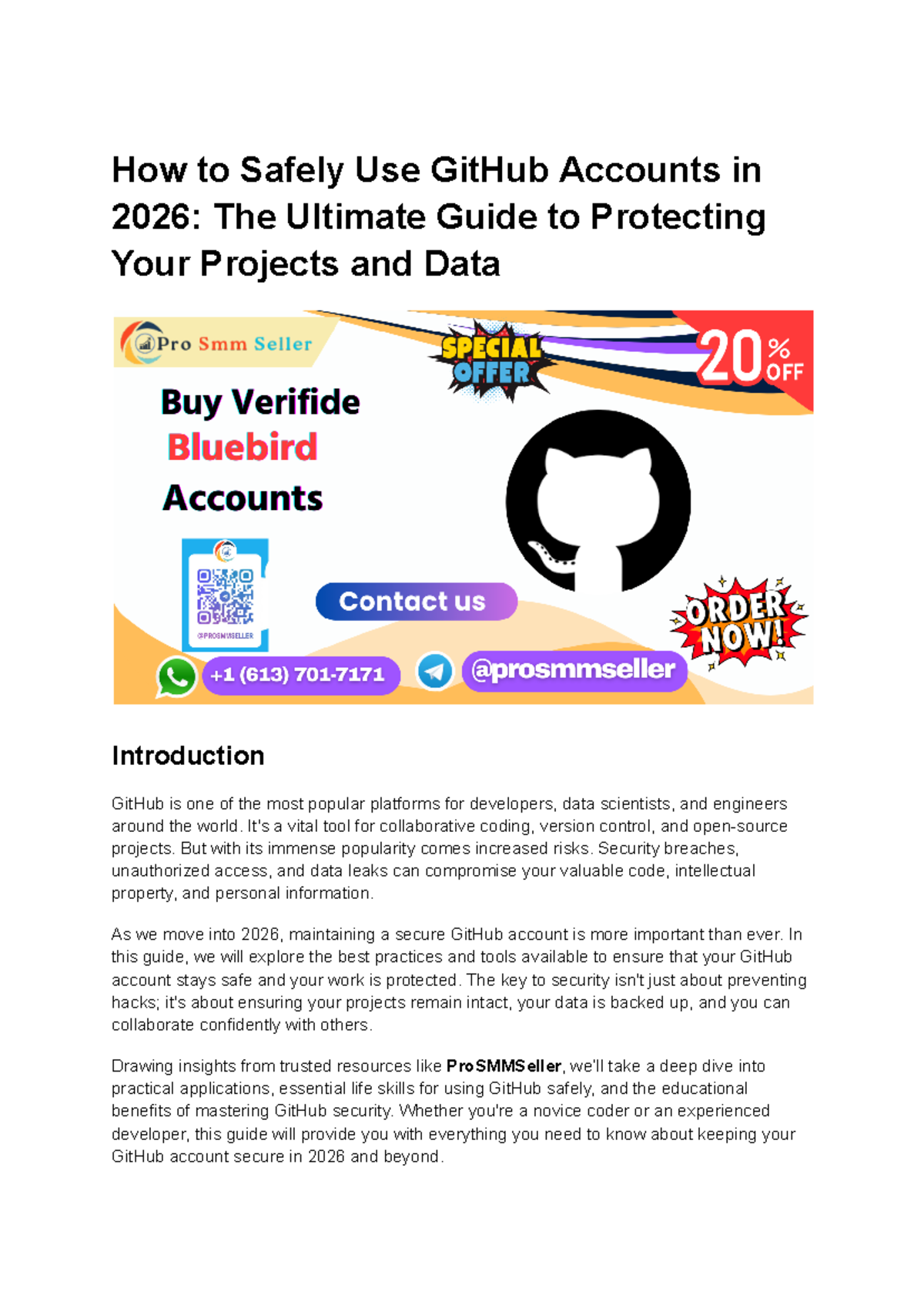 GitHub Security in 2026: Best Practices for Protecting Your Account ...
