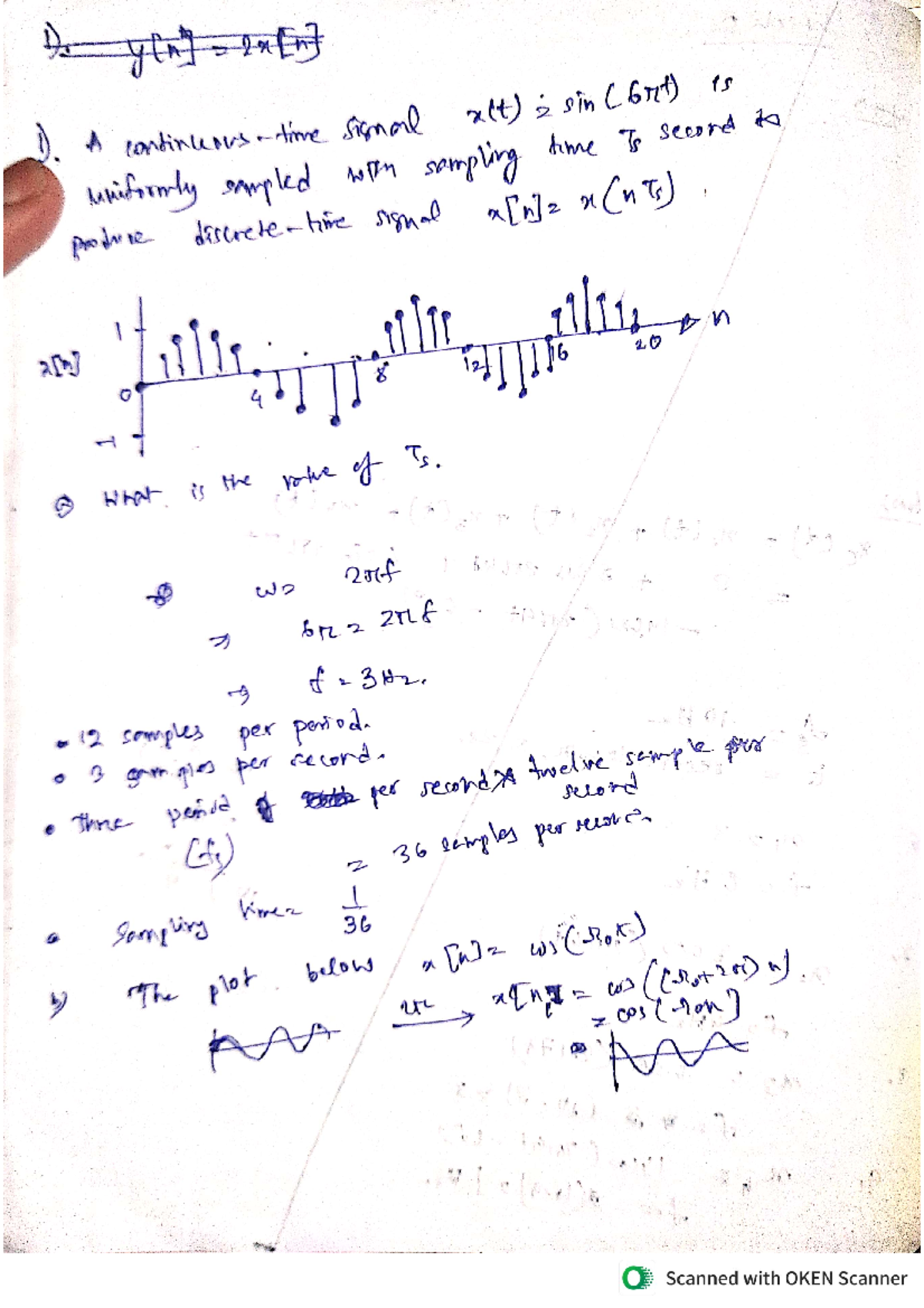EE 301 - Lecture Notes on Signal Processing and Sampling Theory - Studocu