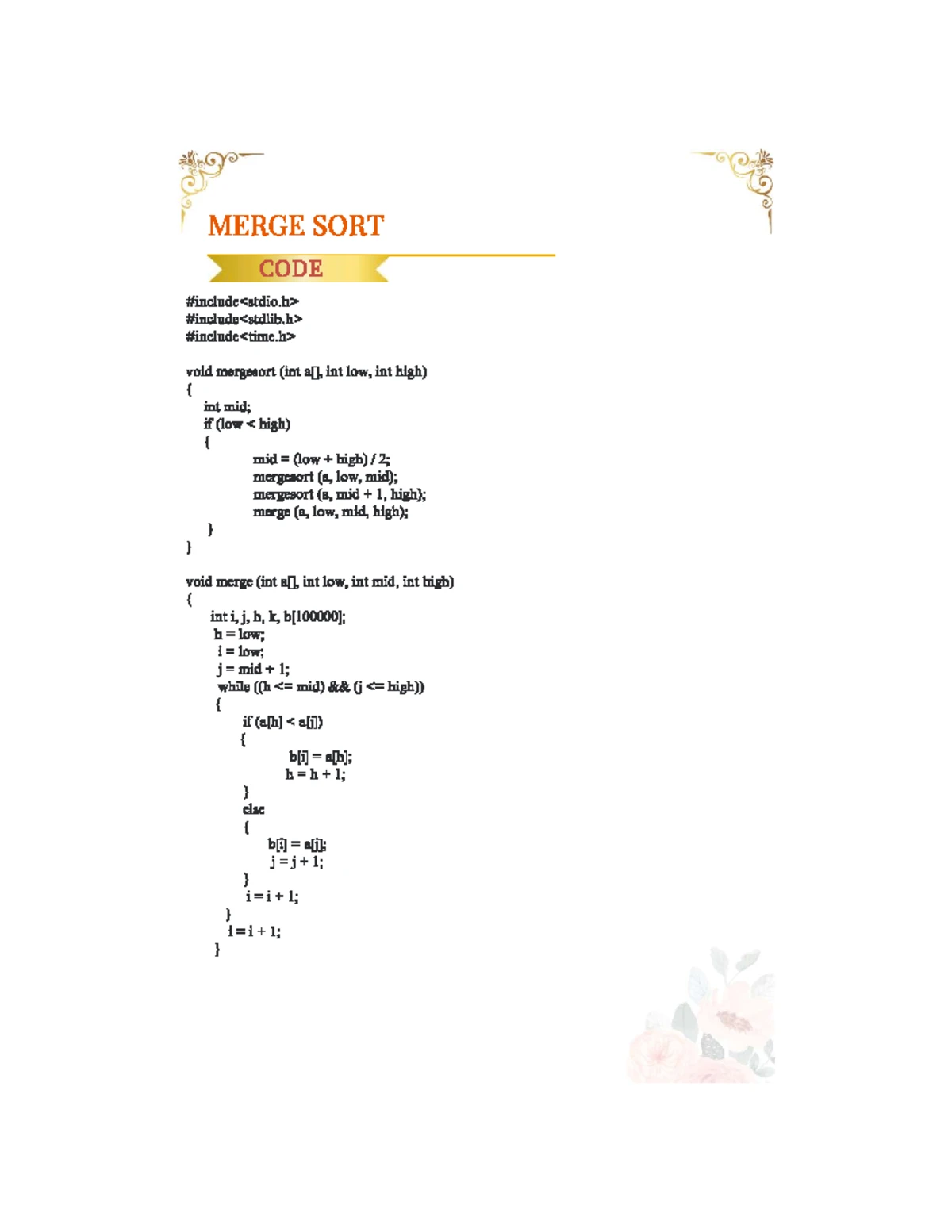 QUICK SORT (CS101) Implementation & Time Complexity Analysis - Studocu