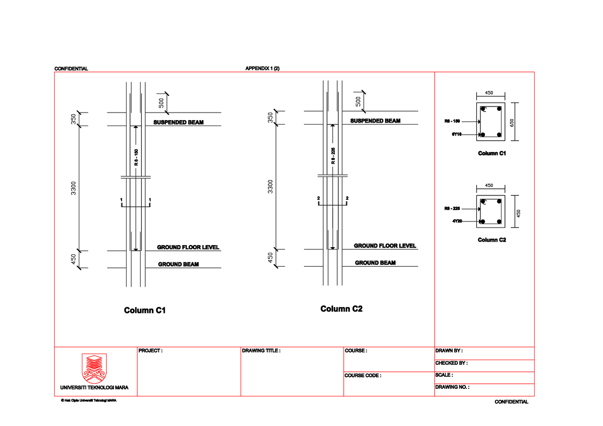 Appendix 2 Notes for BST 204: Suspended Beam & Column Details - Studocu