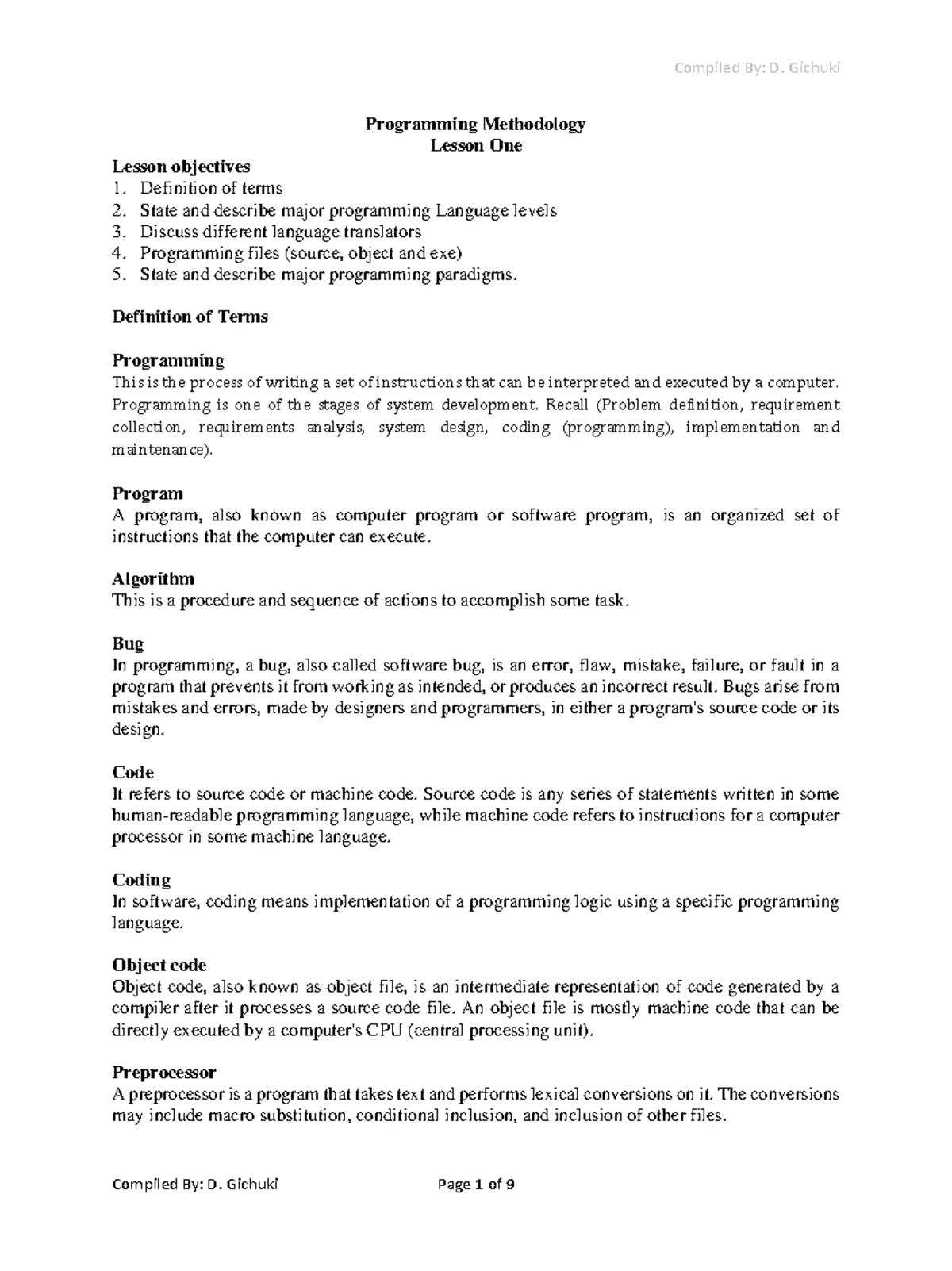 Application Programming CAT 1 & 2: VB Basics and Controls - Studocu