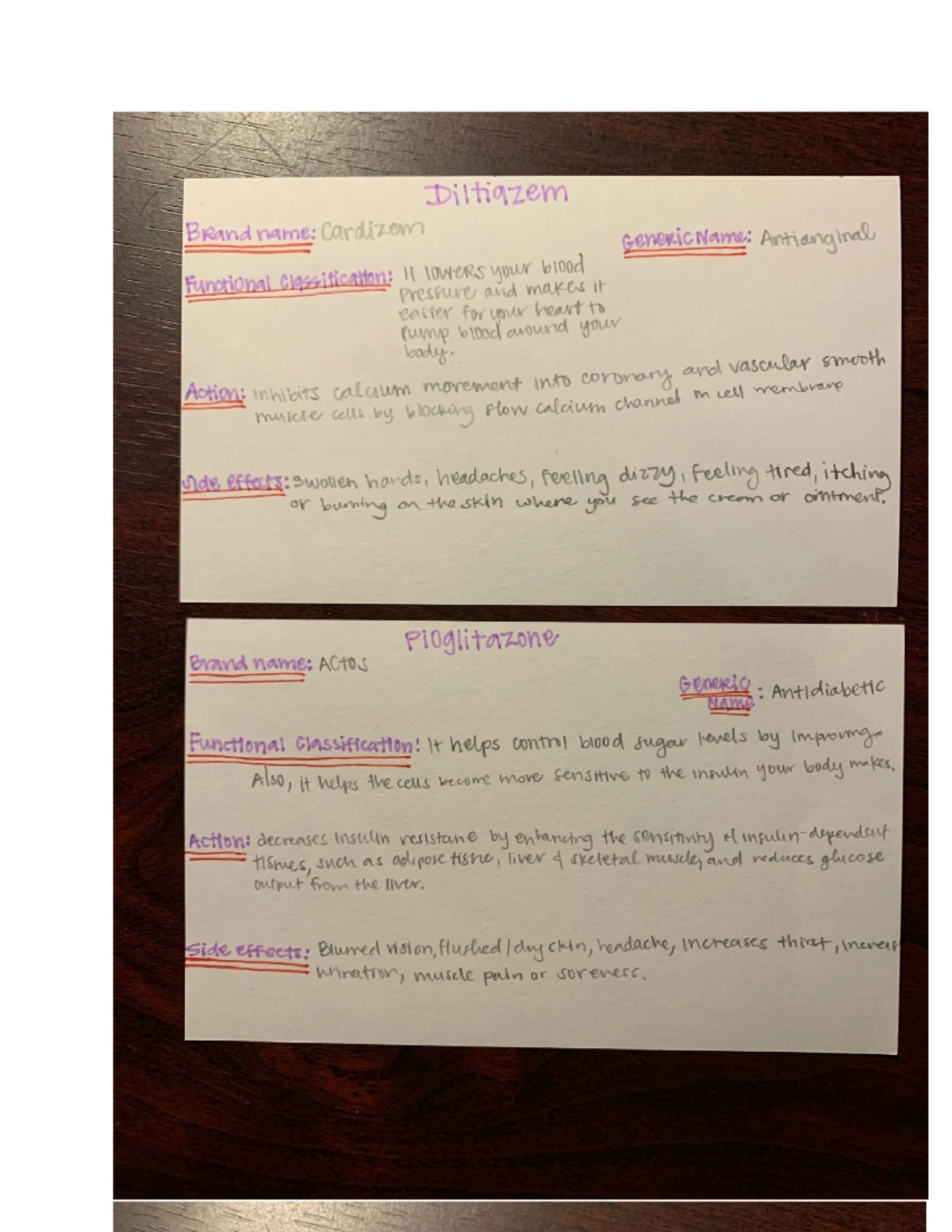 Med Card Examples for Antibiotics & Inflammatories (Meds 11-6) - Studocu