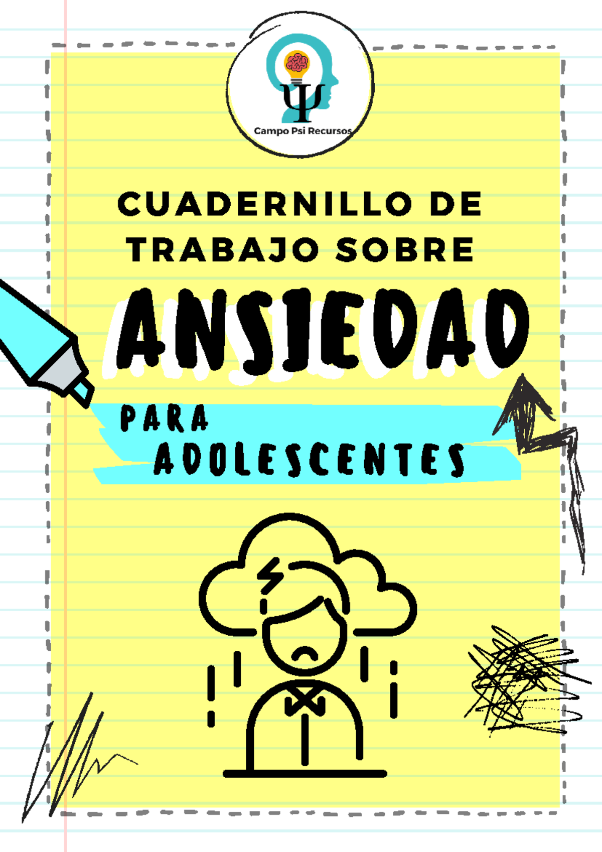 Cuadernillo de Trabajo sobre Ansiedad para Adolescentes - AUT 2023 - Document Preview