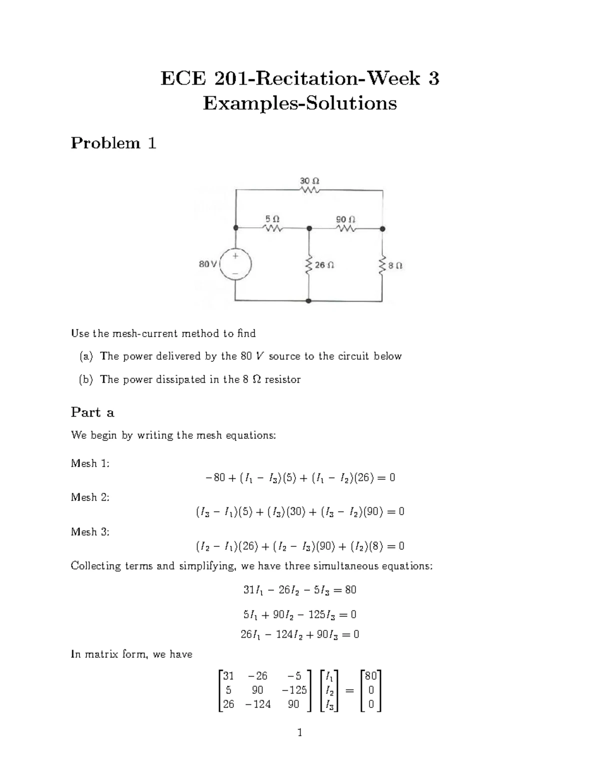 Circuits 101-1 - prelab - ECE 201 - retasweek b A circuit is a closed ...