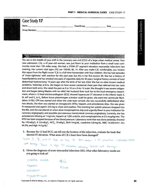 Ortho Case Study - I would first make sure that he was wearing his ...
