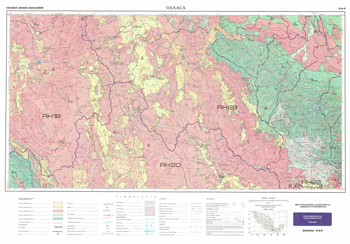 Geodesic Mapping and Hydrological Analysis in Oaxaca E14-9 - Studocu
