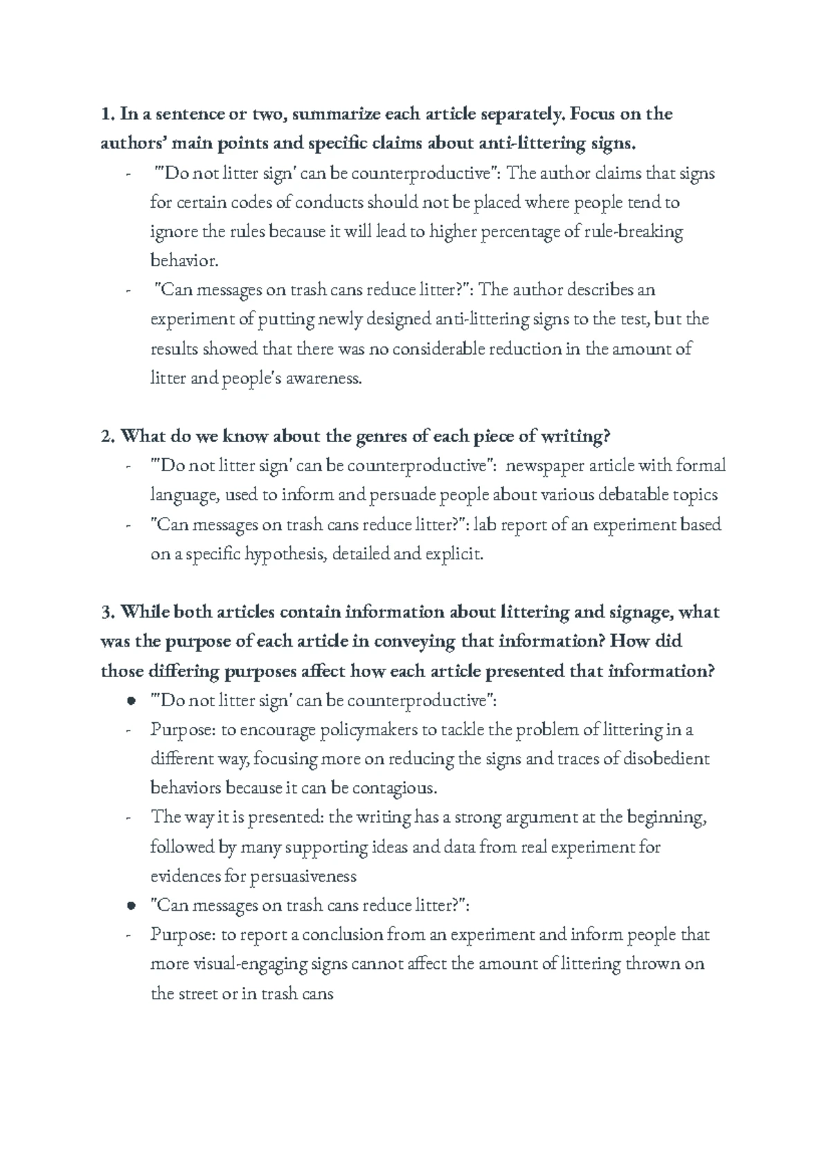 ENC1101 Portfolio I: Working Draft Template and Guidelines - Studocu