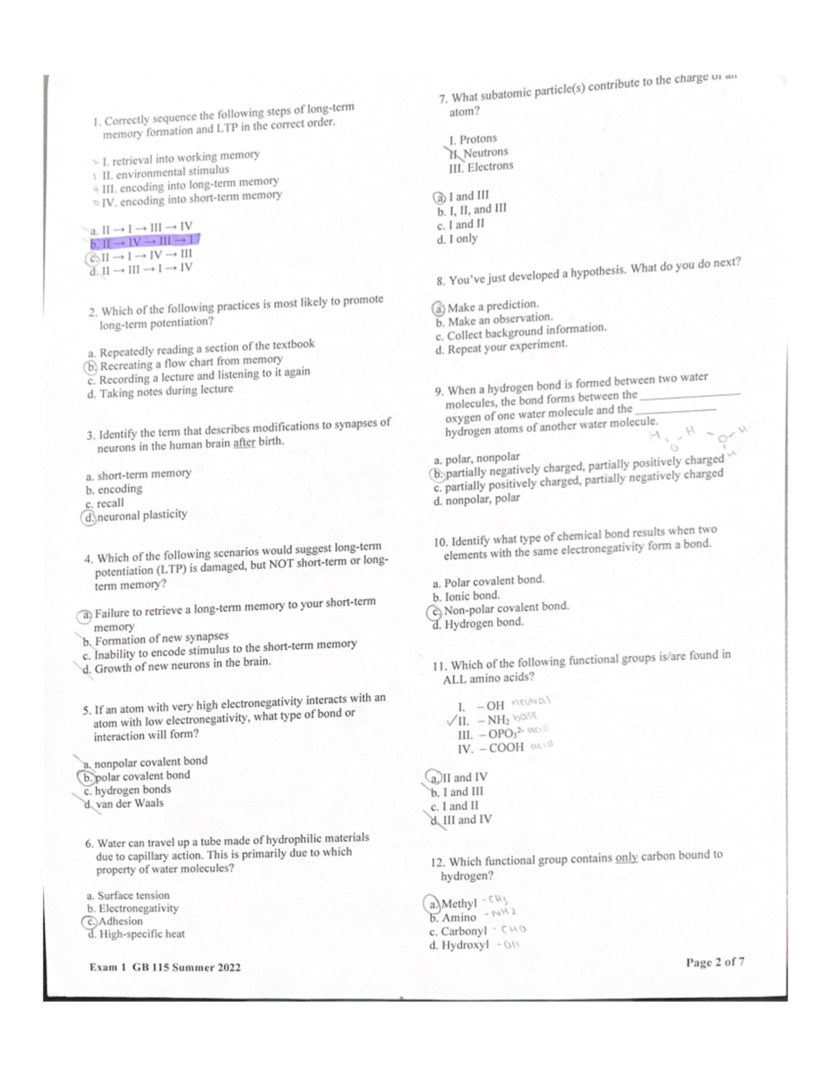 Bio 1 Midterm Study Guide - Studocu
