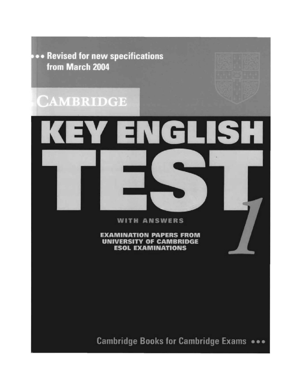KET 1 Listening Practice: Parts 1-4 Examination Questions - Studocu