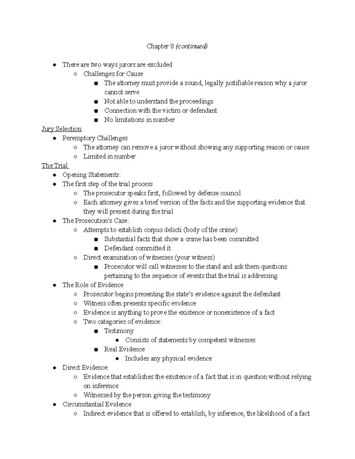 Introduction to Criminal Justice - Study Guide Chapter 11 Prison ...