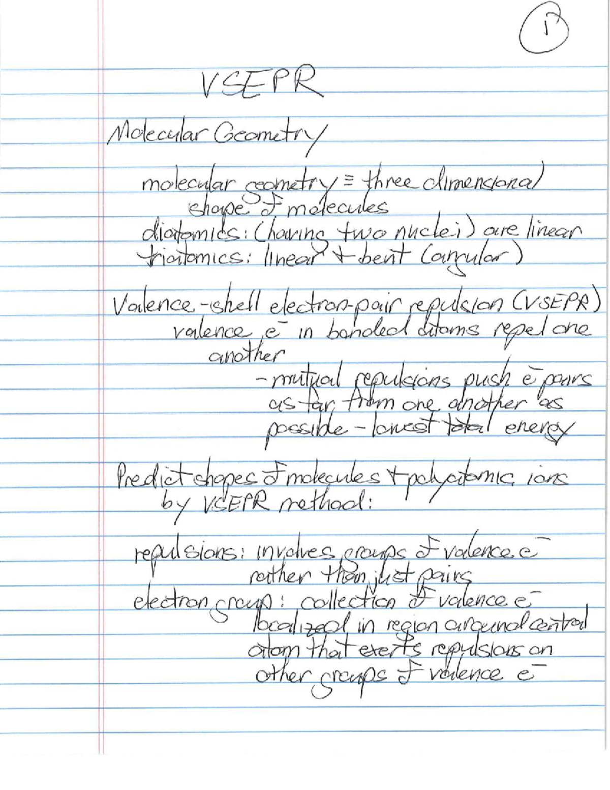 VSEPR Theory and Molecular Geometry Overview - Studocu