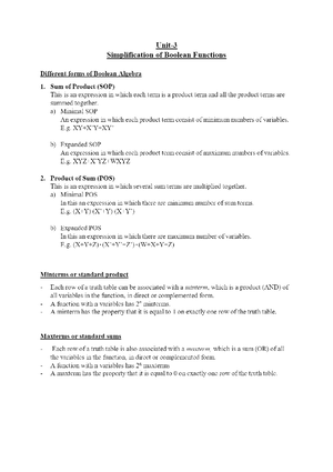 Understanding Unsigned and Signed Binary Numbers - Unit 1 - Studocu