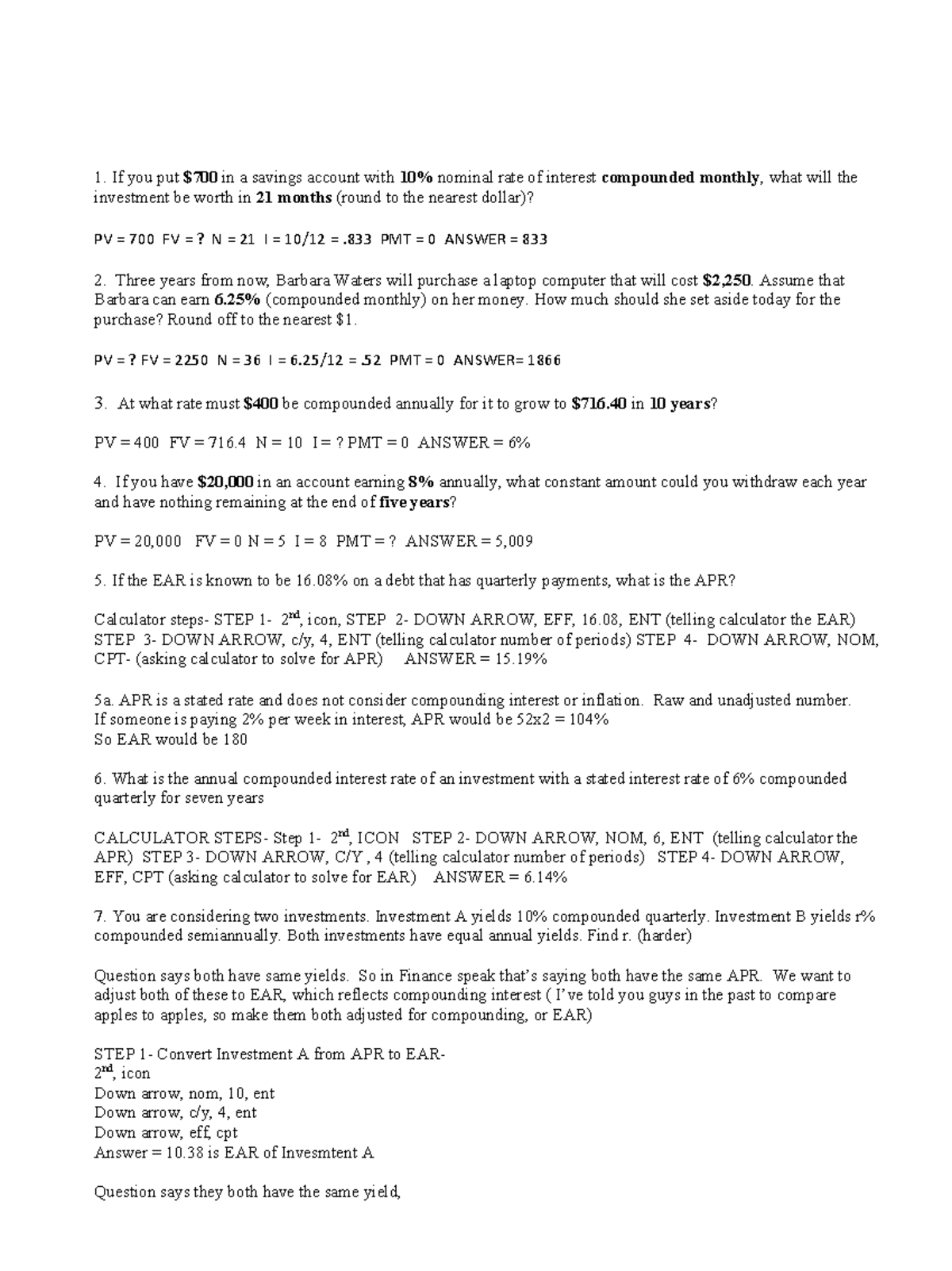 Fin 3000 Final Exam Review - Updated May 14, 2026 - Studocu