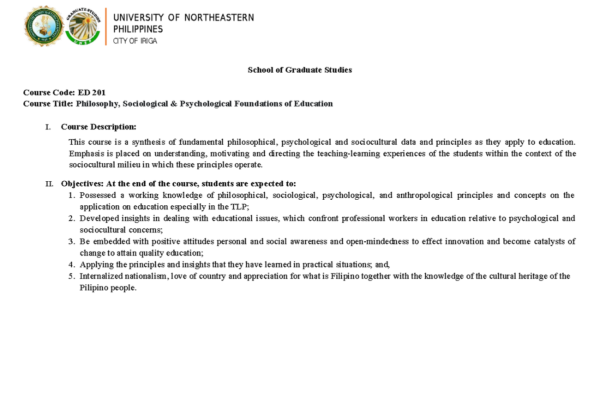 ED 201 Midterm Notes: Philosophy, Sociological & Psychological ...