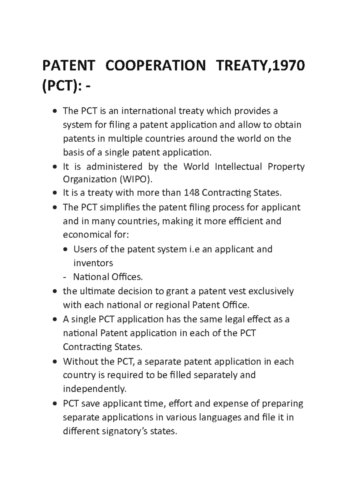 2.3 Patent Cooperation Treaty - PATENT COOPERATION TREATY, (PCT ...