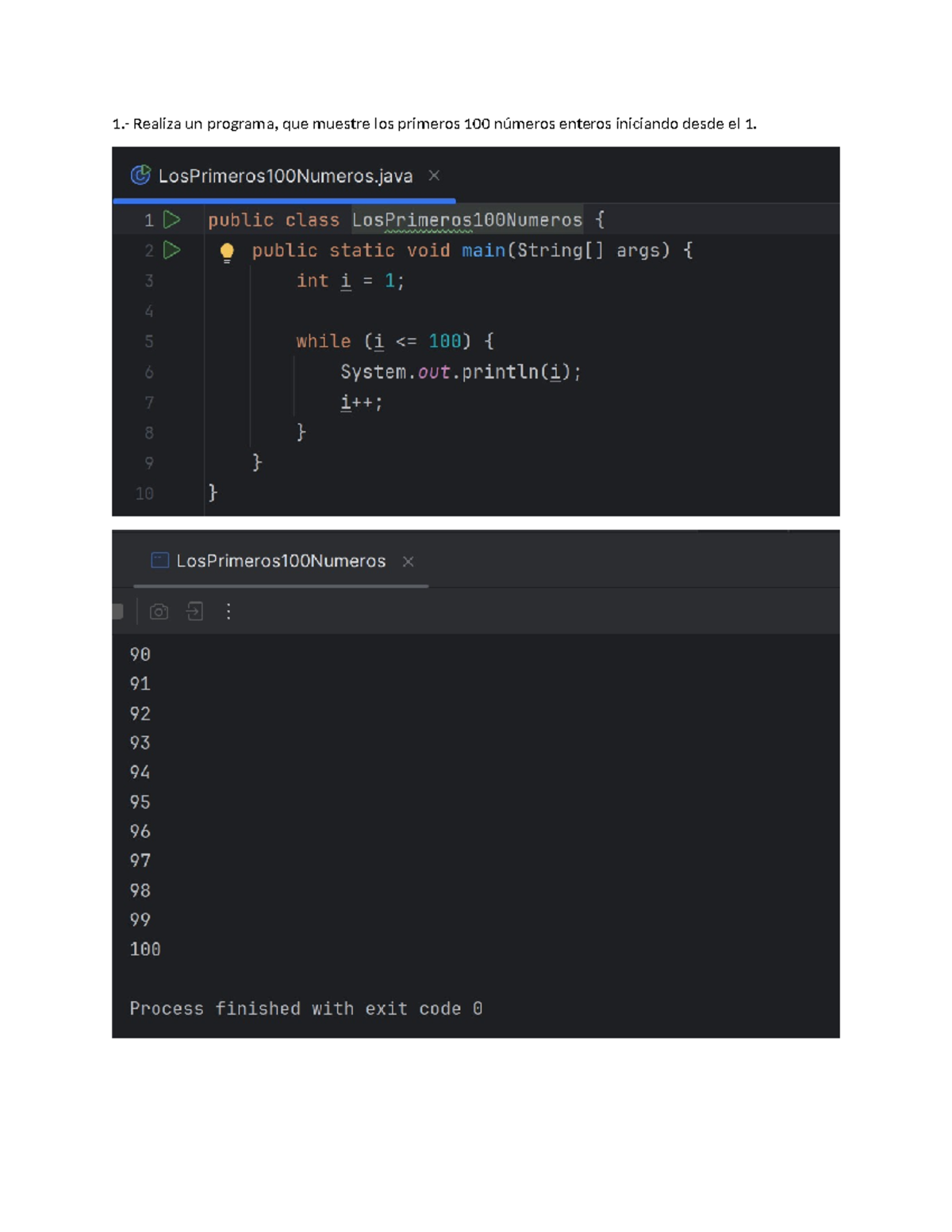 Taller de Programación S06: Ejercicios de Java y Solucionarios - Studocu