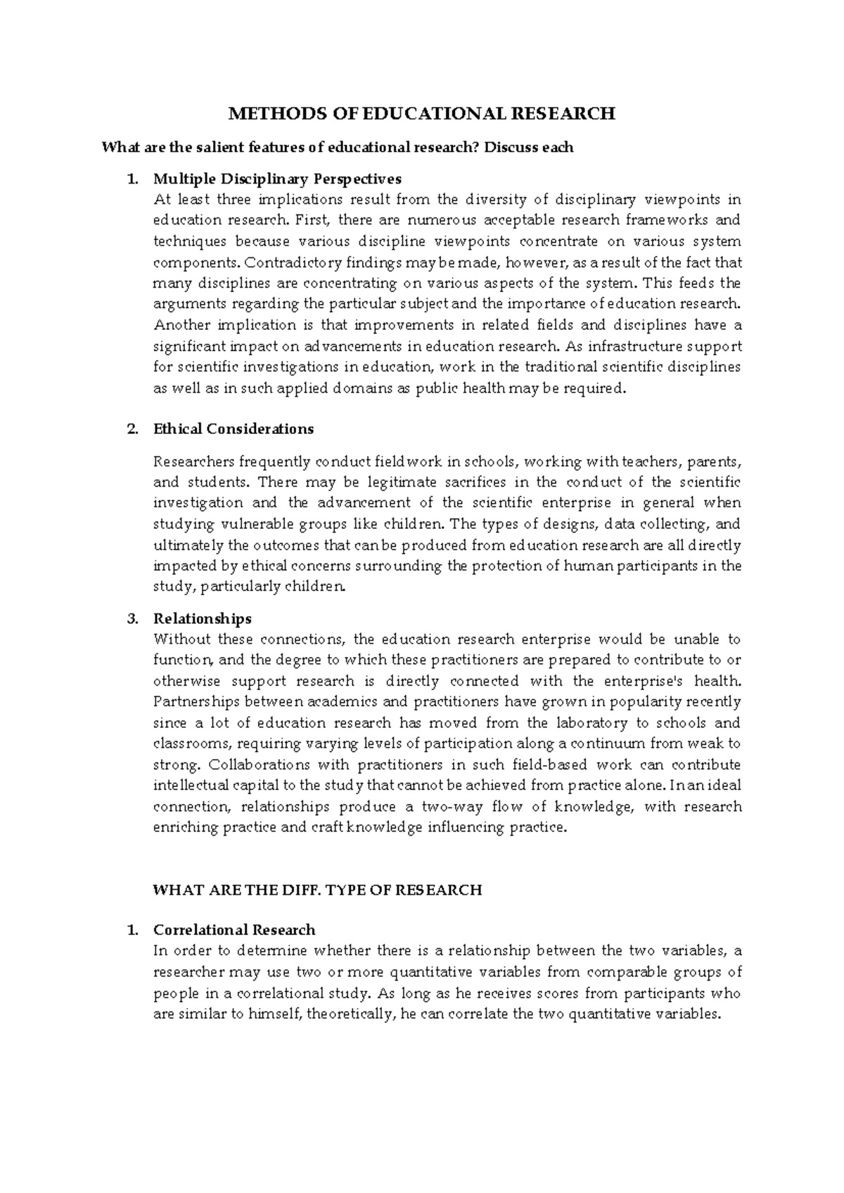 Educational Research Methods & Statistical Analysis - Comprehensive ...
