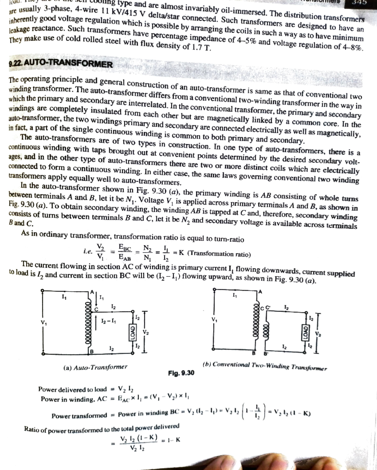 Auto-Transformer Overview: Principles & Applications in EEE 45 - Studocu