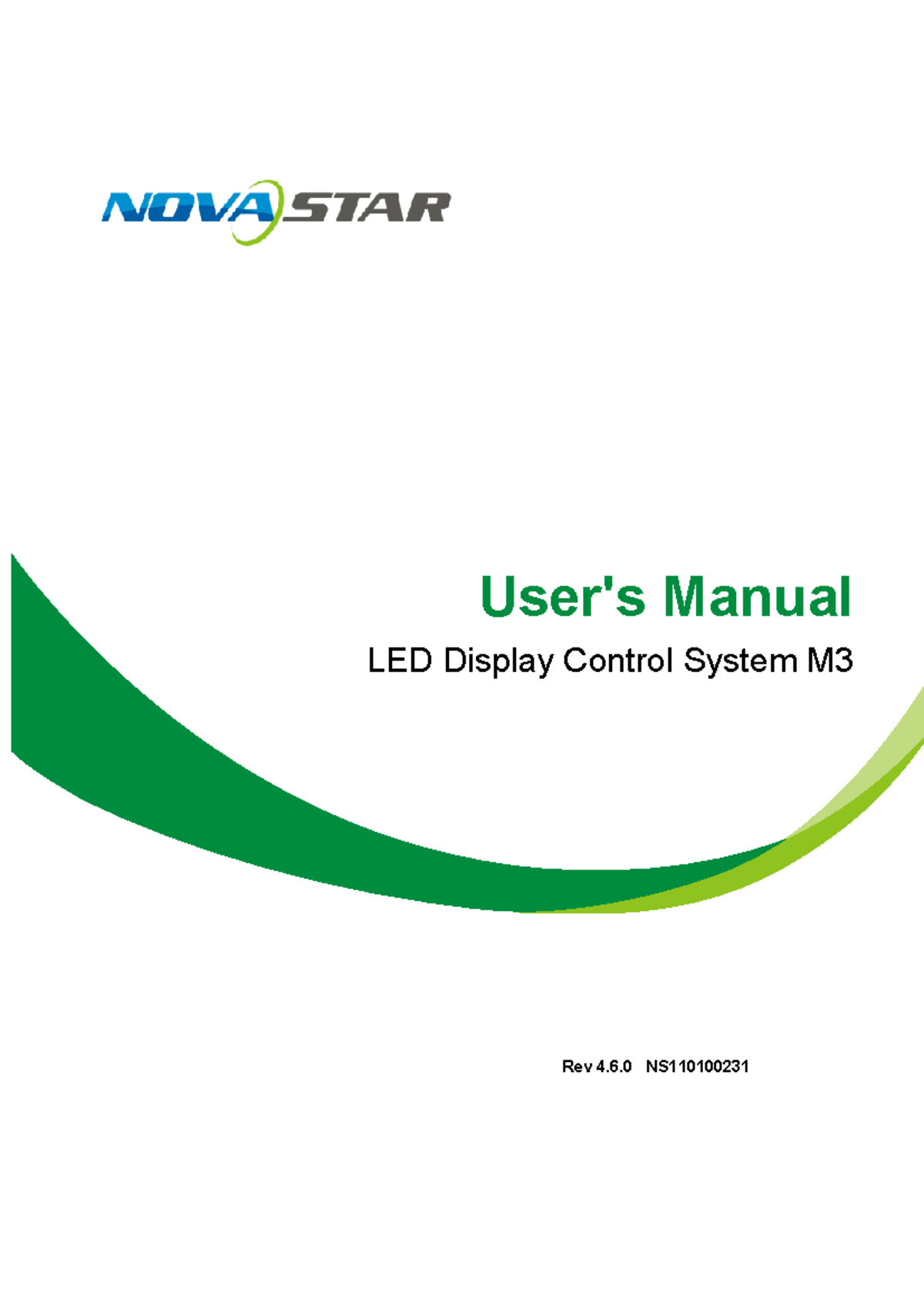Nova M3 LED Display Control System User Manual-V4 - Rev 4.6 NS User's ...
