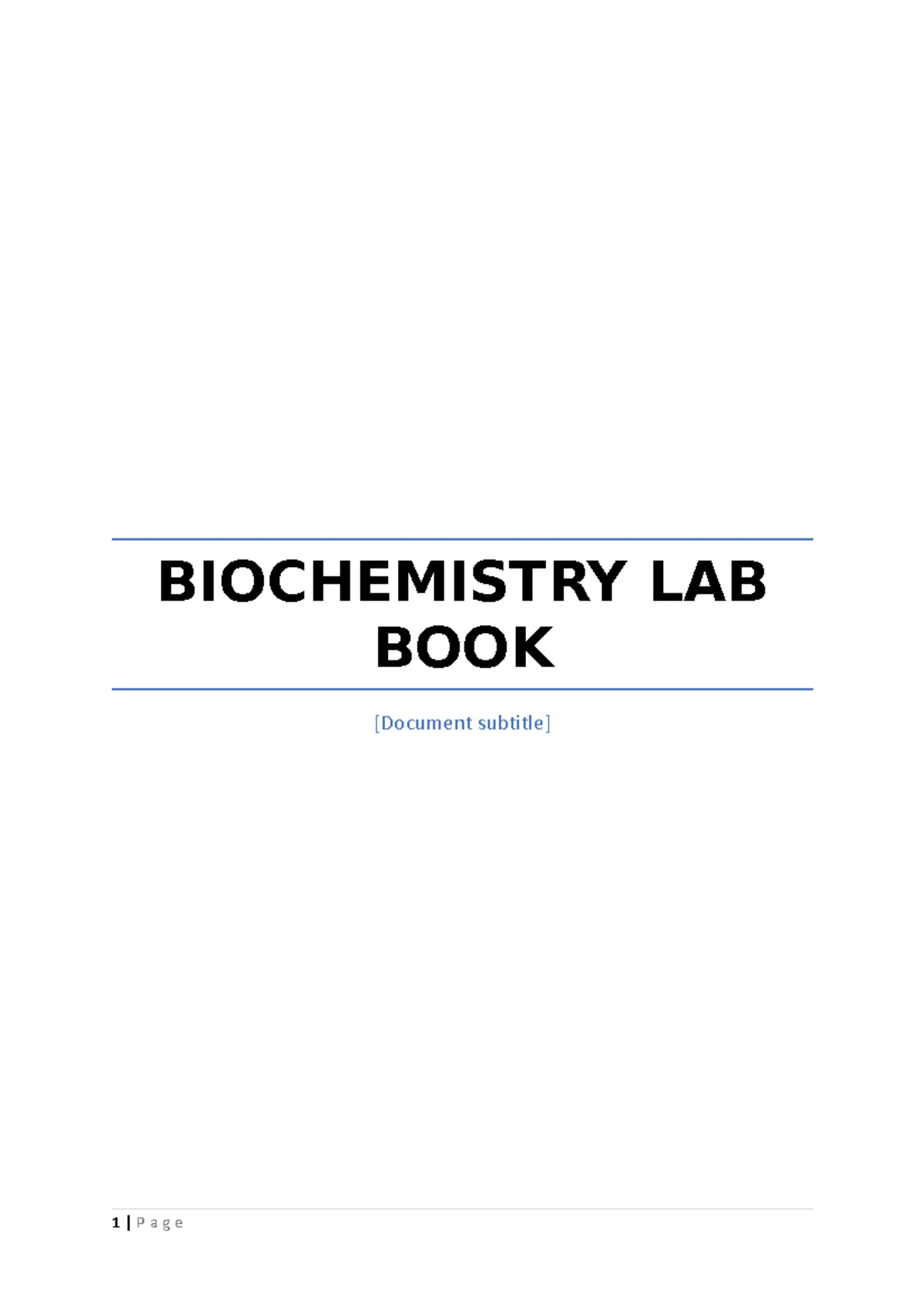 Written Assessment - Biochemistry - BIOS2042 Biochemistry Written ...