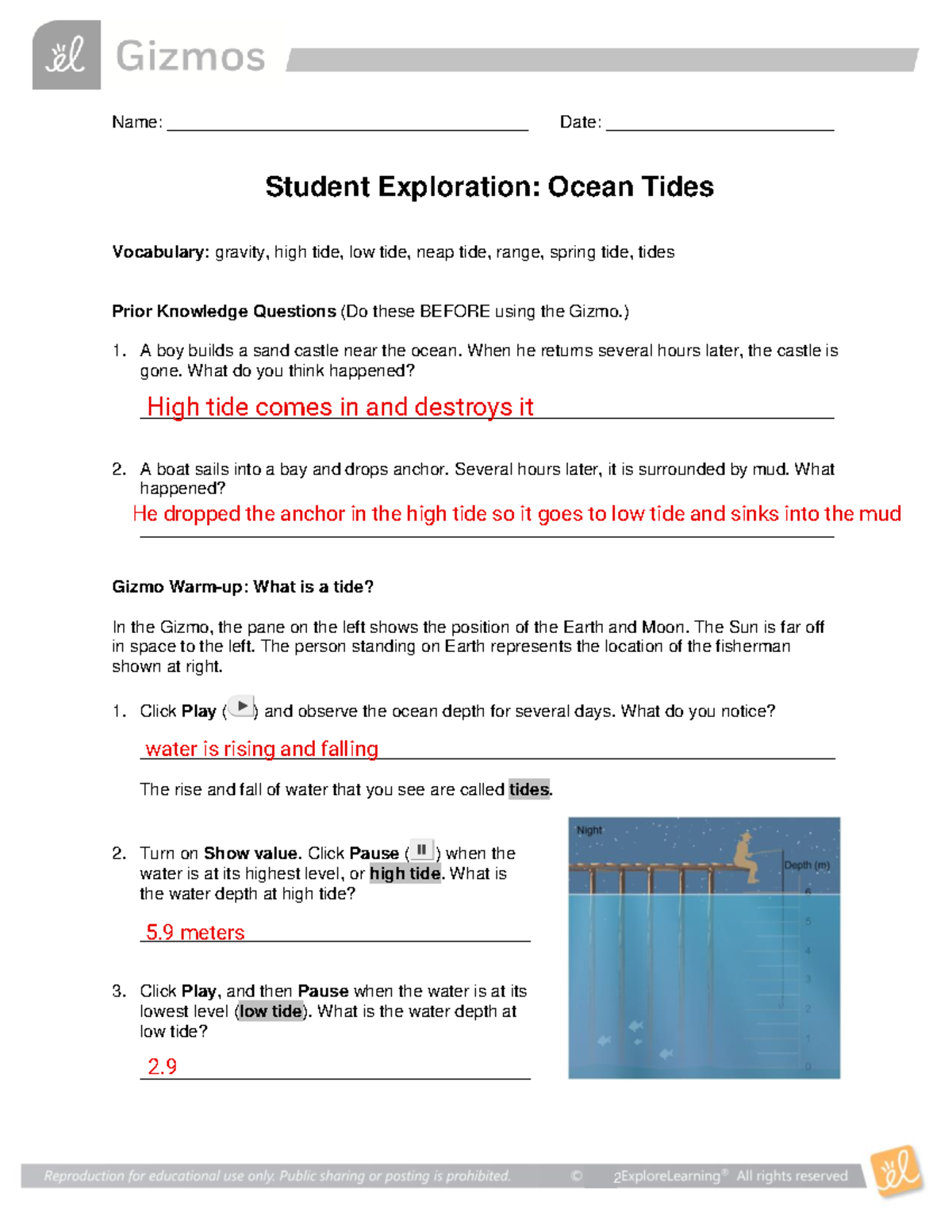 Ocean Tides SE: Understanding Tides and Their Causes - Studocu