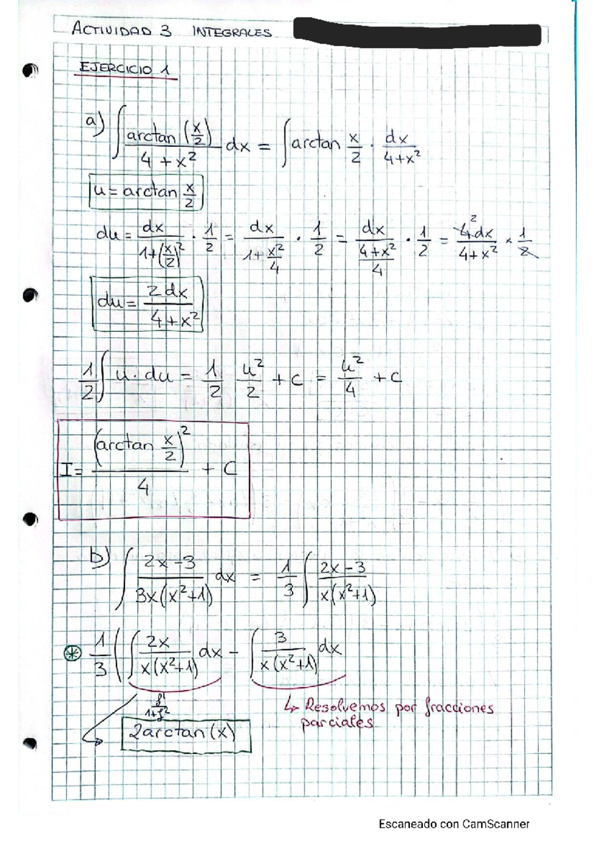 INTEGRALES - Actividad 3 Notes for Course Code: [Insert Code] - Studocu
