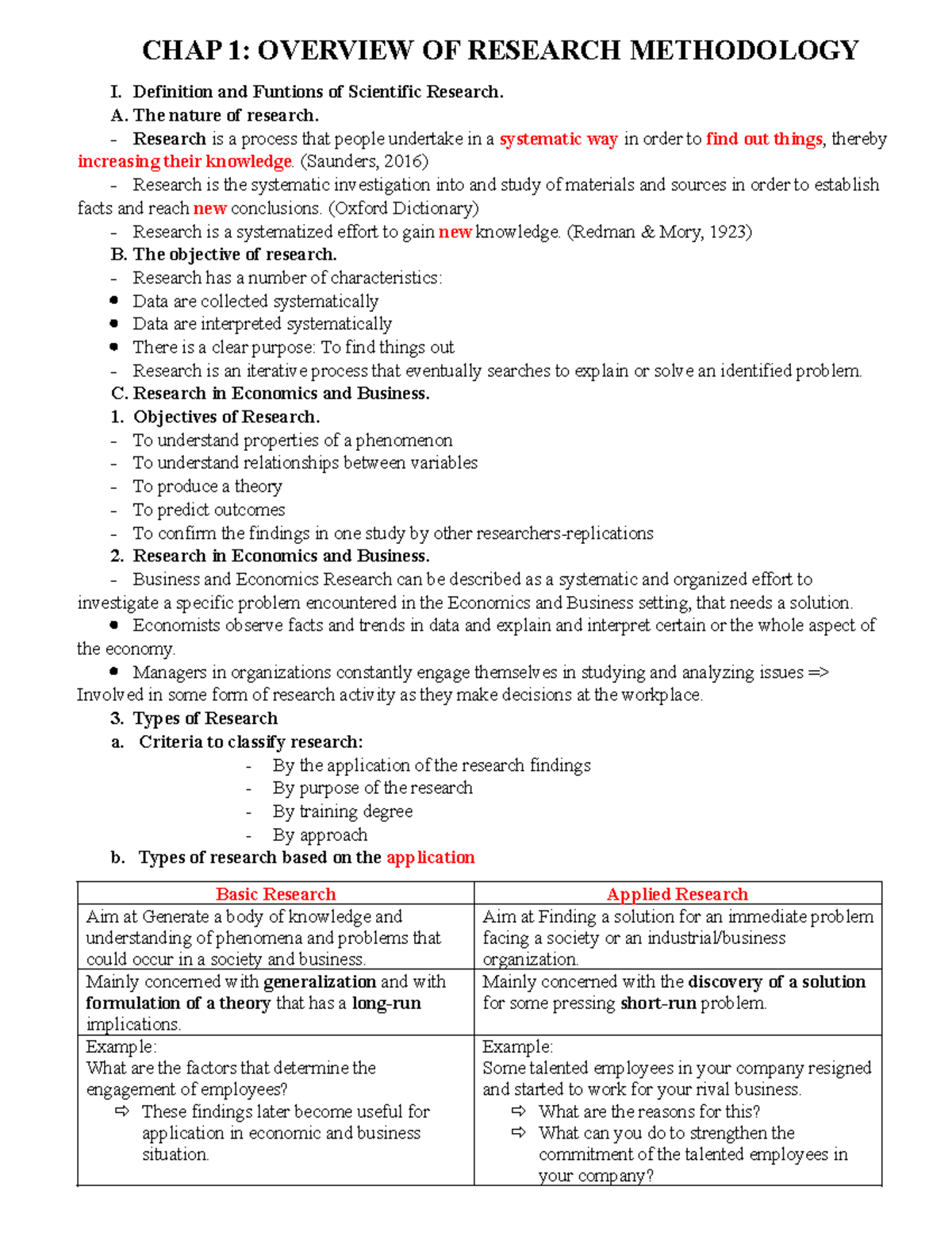 CHAP 1-5: OVERVIEW OF RESEARCH METHODOLOGY AND LITERATURE REVIEW - Studocu