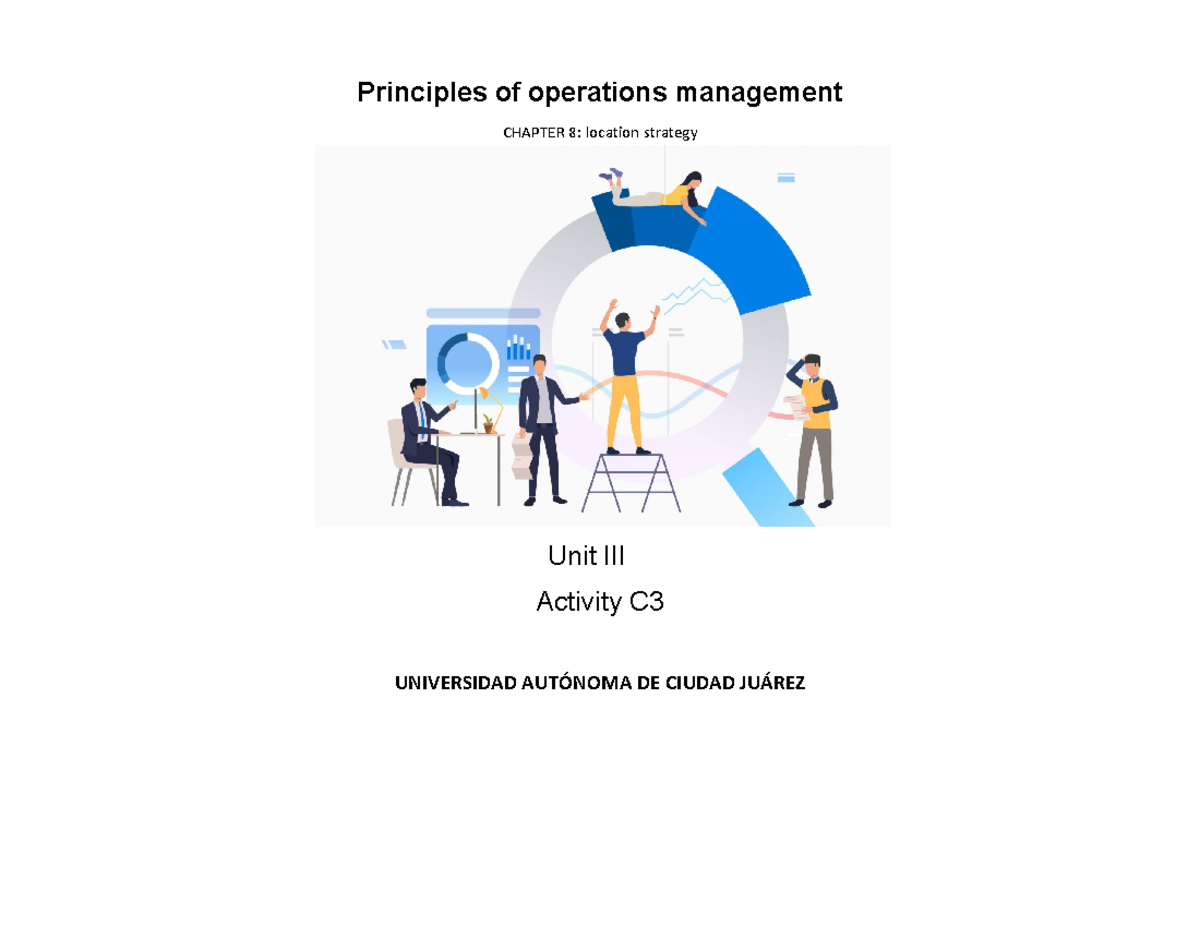 Chapter 8: Location Strategy in Operations Management - Activity C3 ...