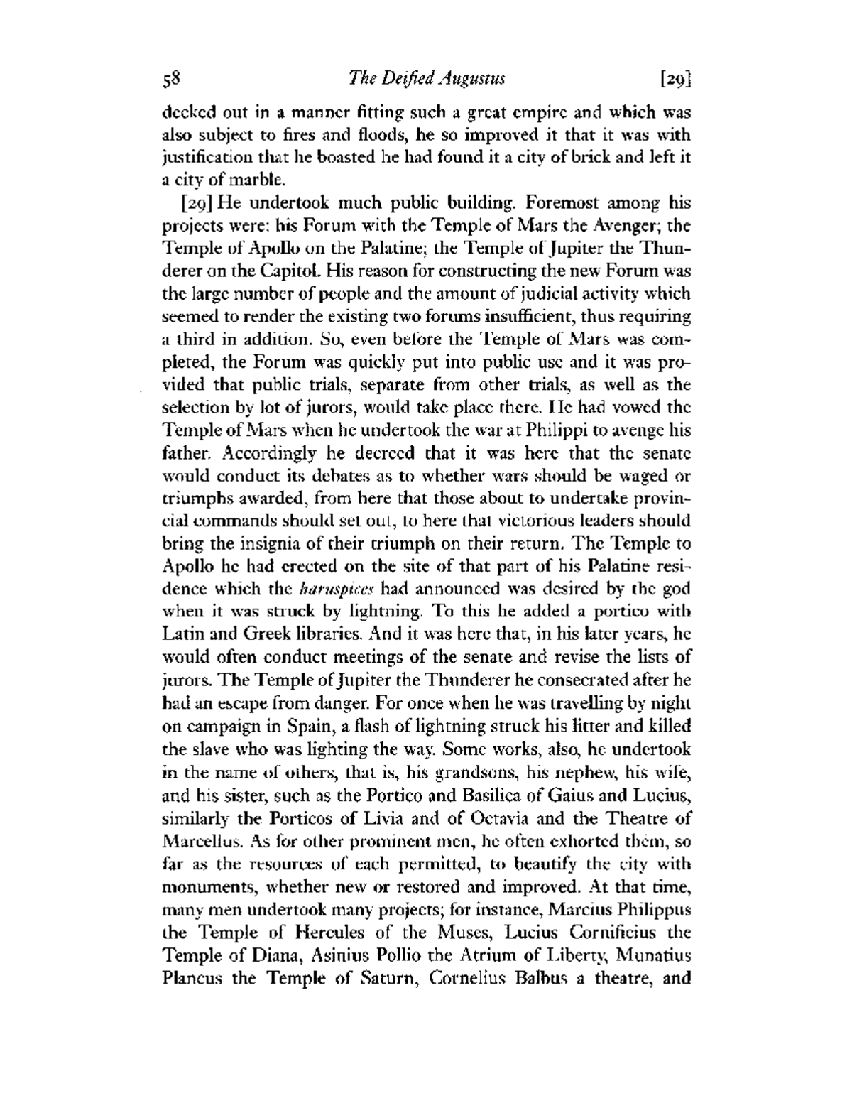 Augustus: Urban Development and Reforms (Course Code: Augustus-16-21 ...