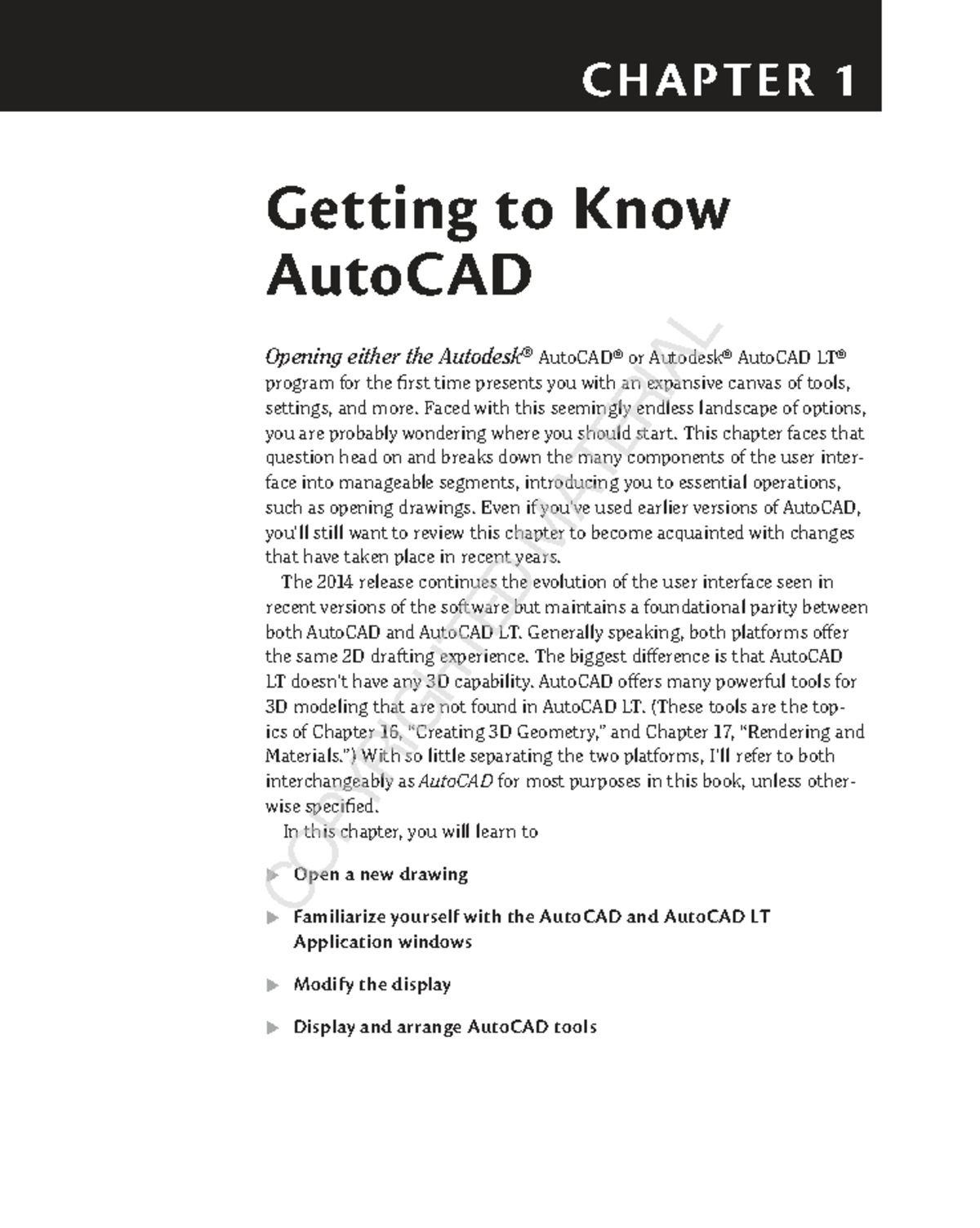 02-ME416(Auto CAD) - Getting Started with AutoCAD User Interface - Studocu