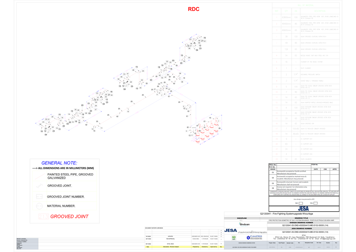 RDC 16 Fire Protection Isometric Drawing - Q2120041 - Studocu