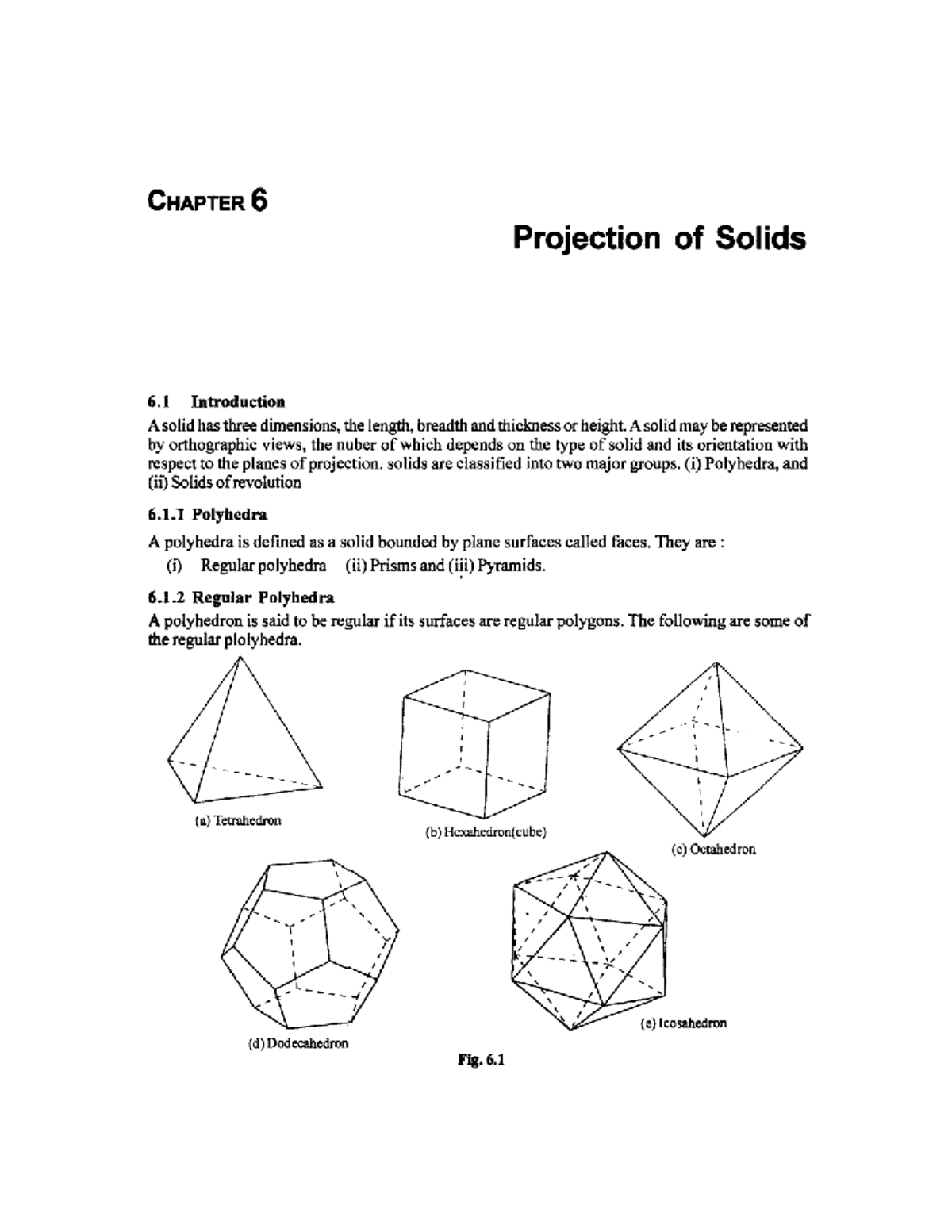 Applied geometry 2: Chapter 6 - Projection of solids notes - Studocu