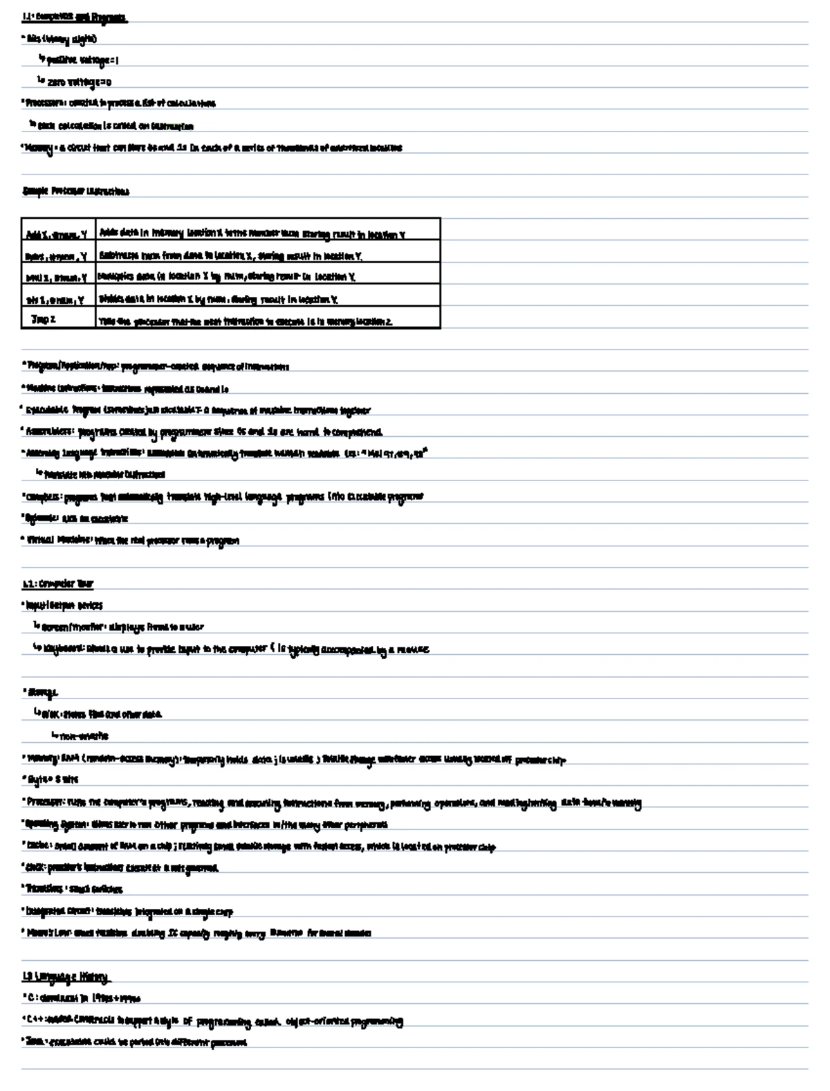 Chapter 1 Notes - ZyBooks - CS- Module 1 Introduction to Programming ...