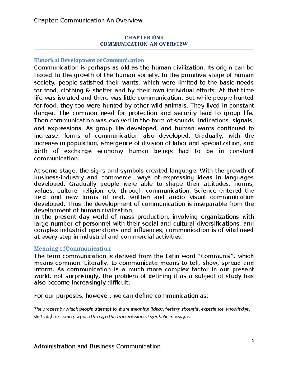 Chapter 01 - Overview of Communication in Brand Management - Studocu