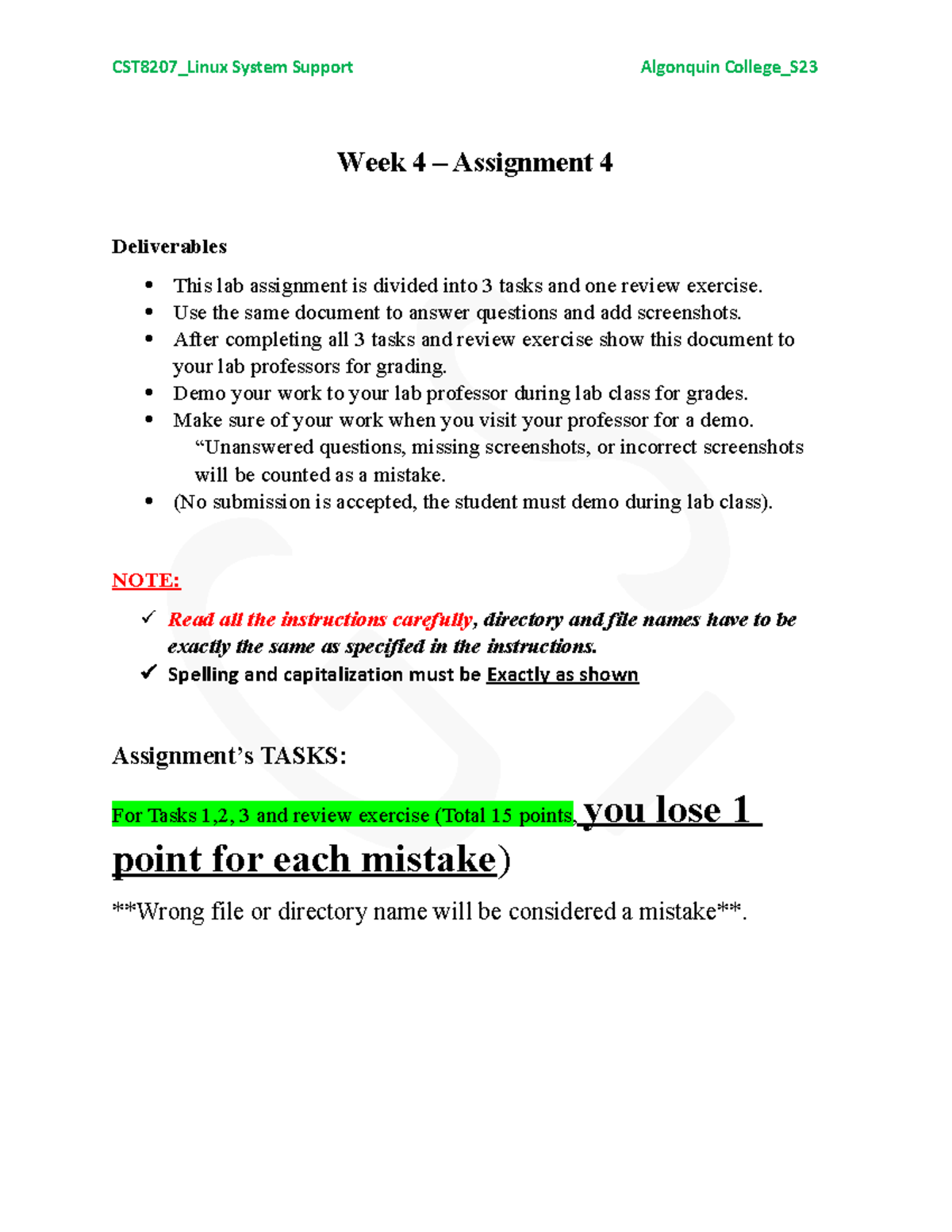 Assignment 4 Week4 - assign4 ubuntu-linux - Week 4 – Assignment 4 ...