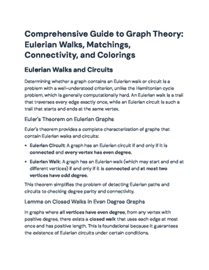 MATH 154 GRAPH THEORY SPRING 2025 LECTURE NOTES 2: Fundamental Concepts ...