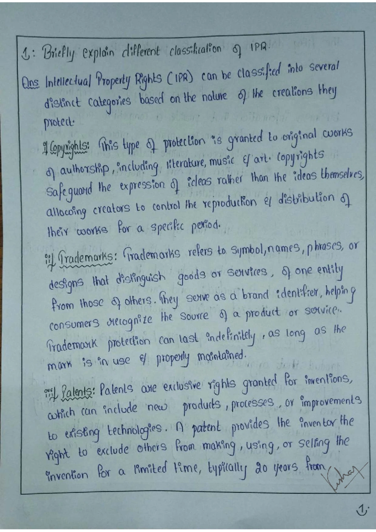 IPR-Unit1-Understanding Intellectual Property Law - Studocu