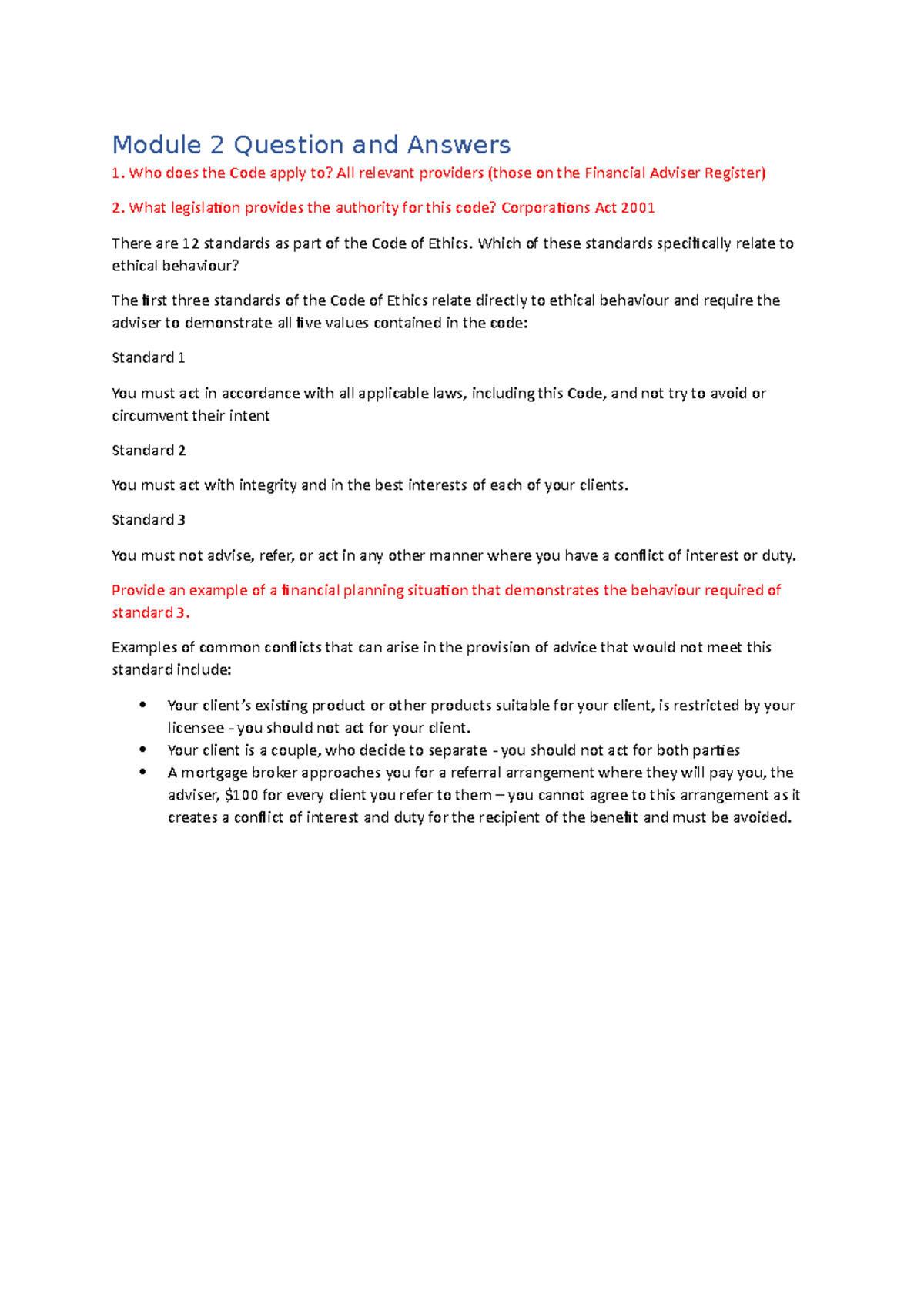 Module 2 Answers - Module 2 Question and Answers Who does the Code ...