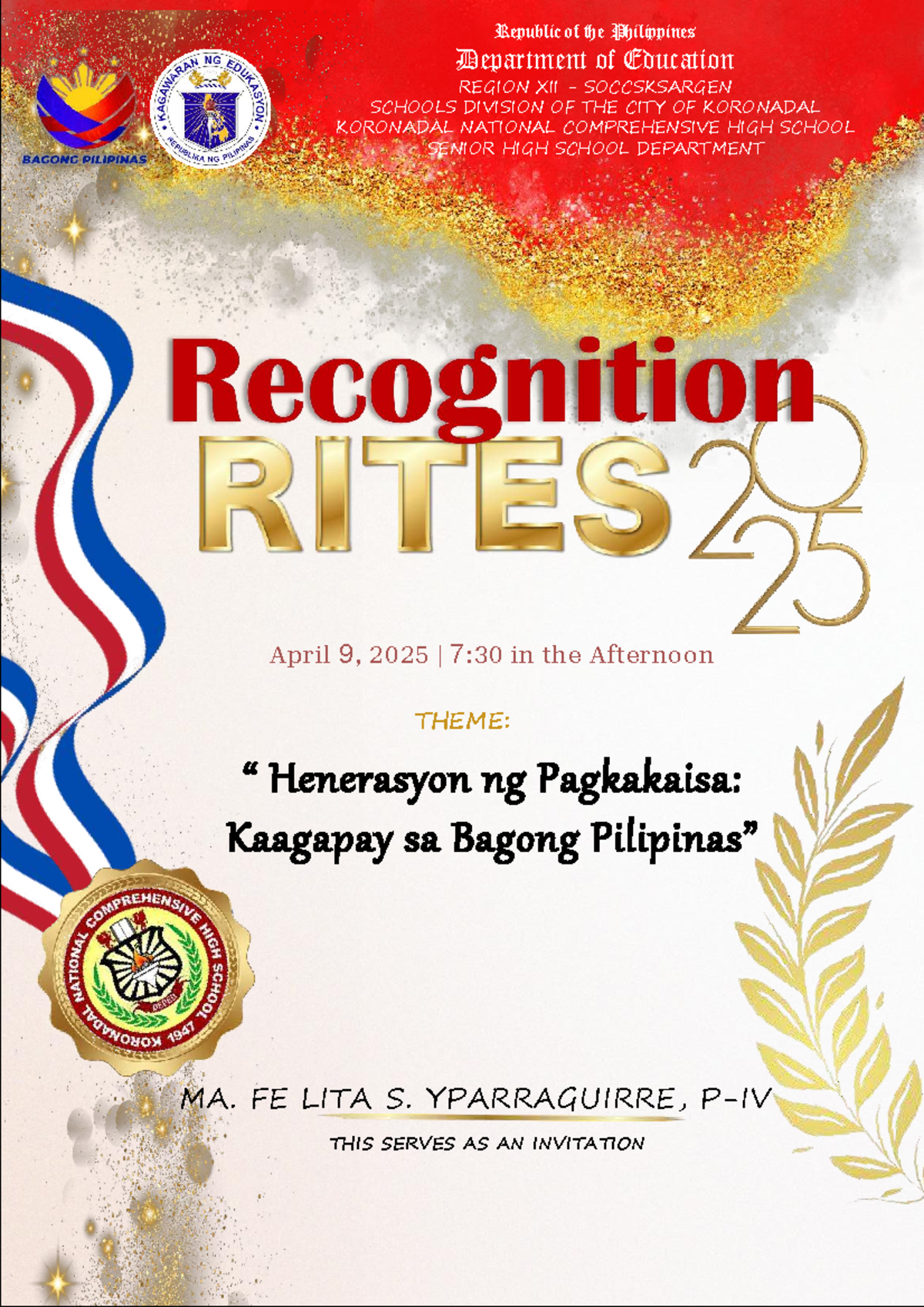 Recognition Rites 2025: Celebrating Excellence at KNCHS - Studocu