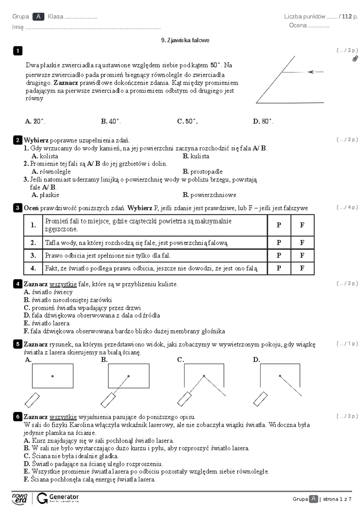 Sprawdzian Dla 2 Gimnazjum Nowa Era Pozytywizm www.studocu.com