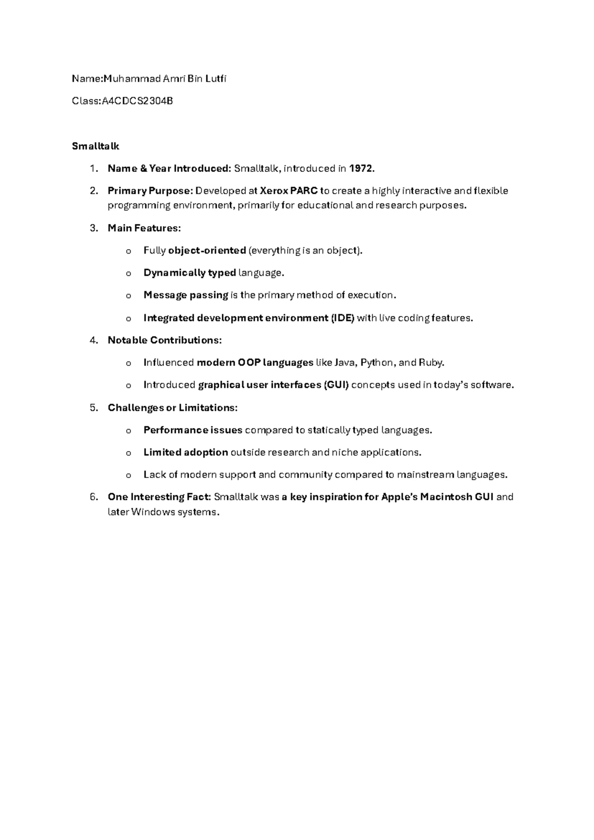 ArrayList Implementation Notes for CSC508 - Studocu