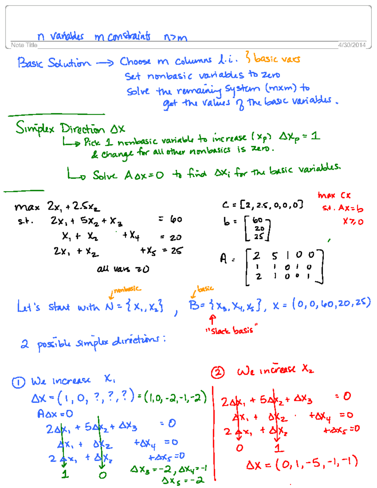 313day14 - Lecture Notes 14: Deterministic Models & Optimization ...