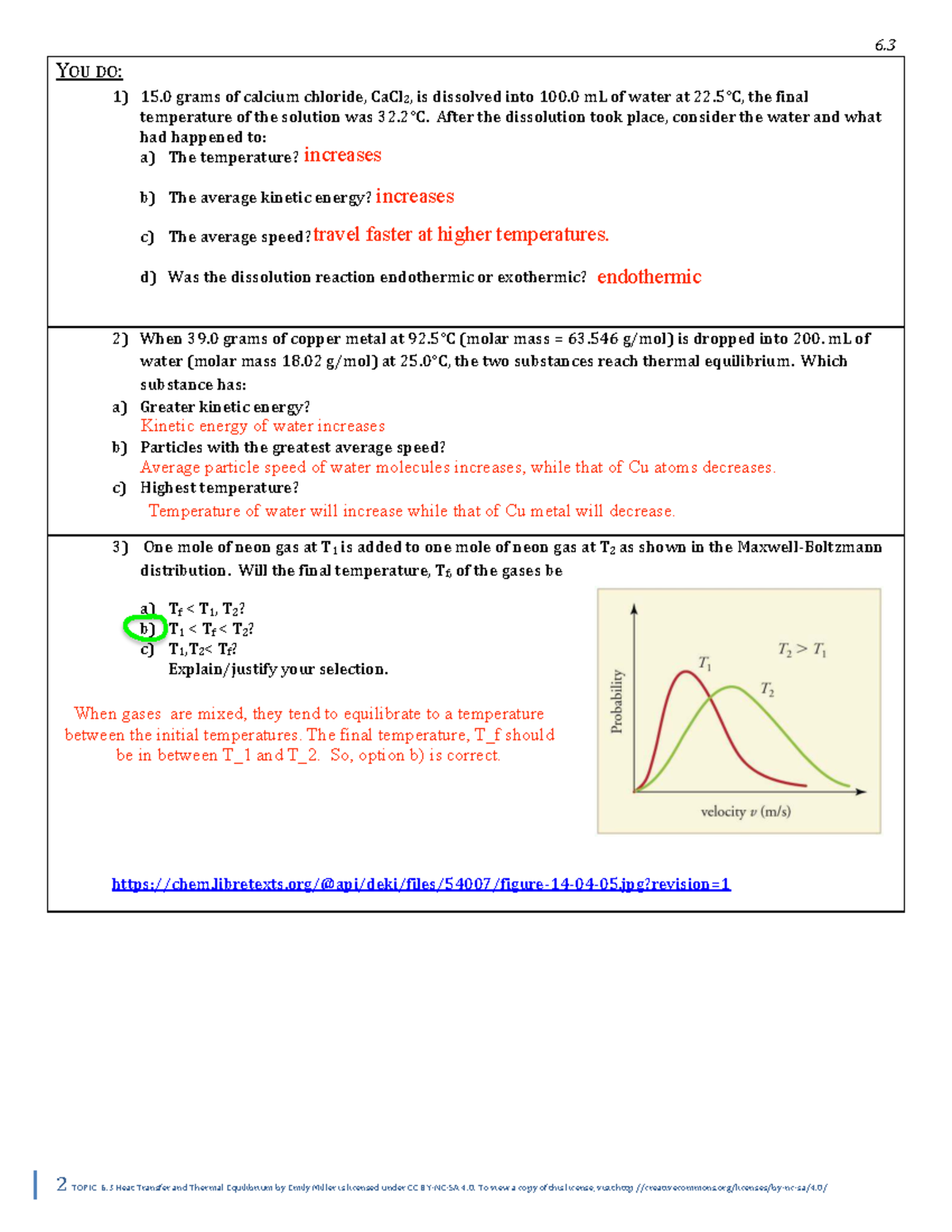 6.3 Heat Transfer & Thermal Equilibrium: Concepts and Calculations ...